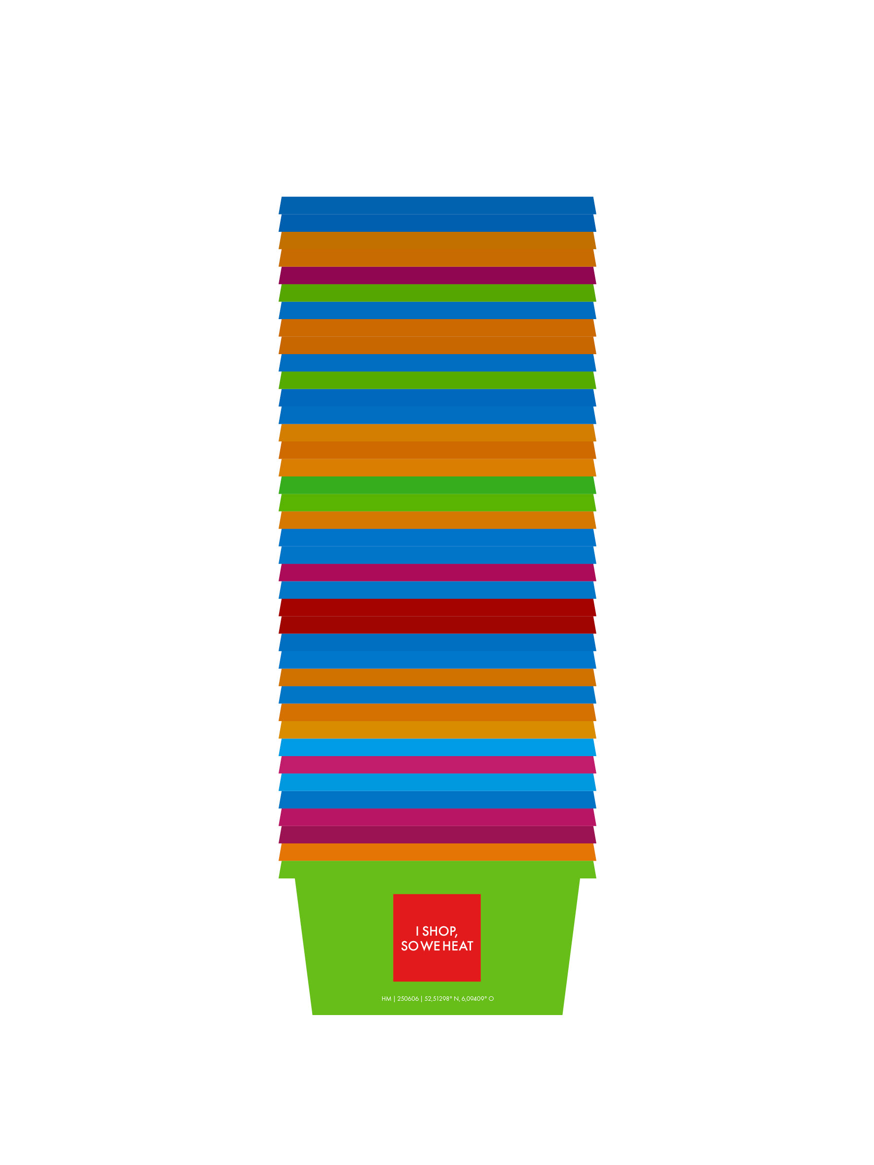 Digitale print op display karton 30 x 40 cm . Gesigneerd, oplage 10 stuks. €175
