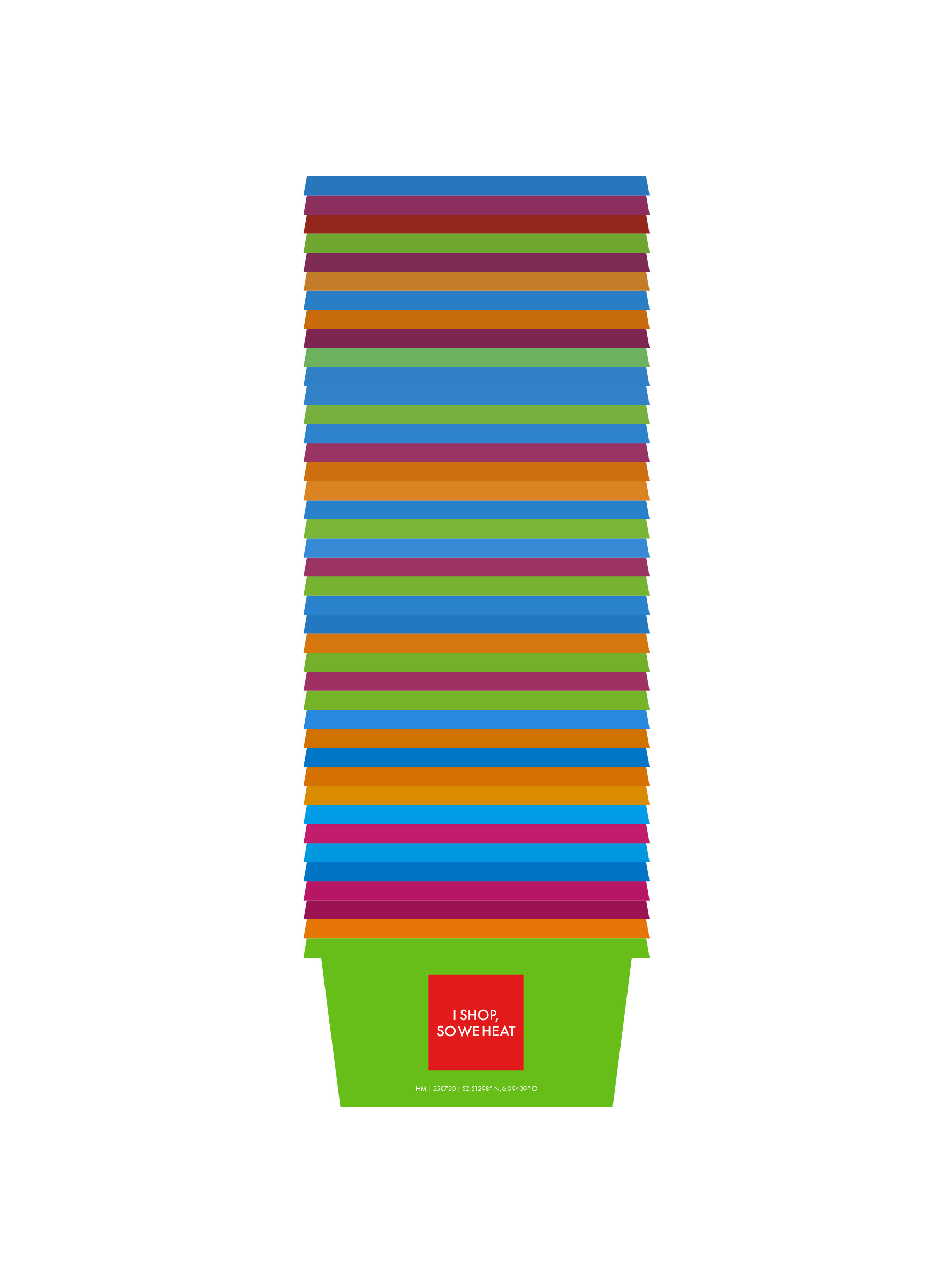 Digitale print op display karton 30 x 40 cm . Gesigneerd, oplage 10 stuks. €175
