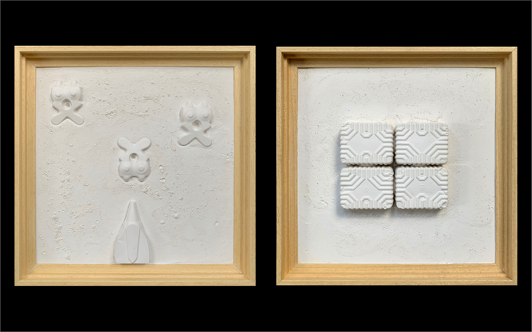 Left: They are out there in the Arcade (Techno-series) | Right: The Grid (Techno-series)