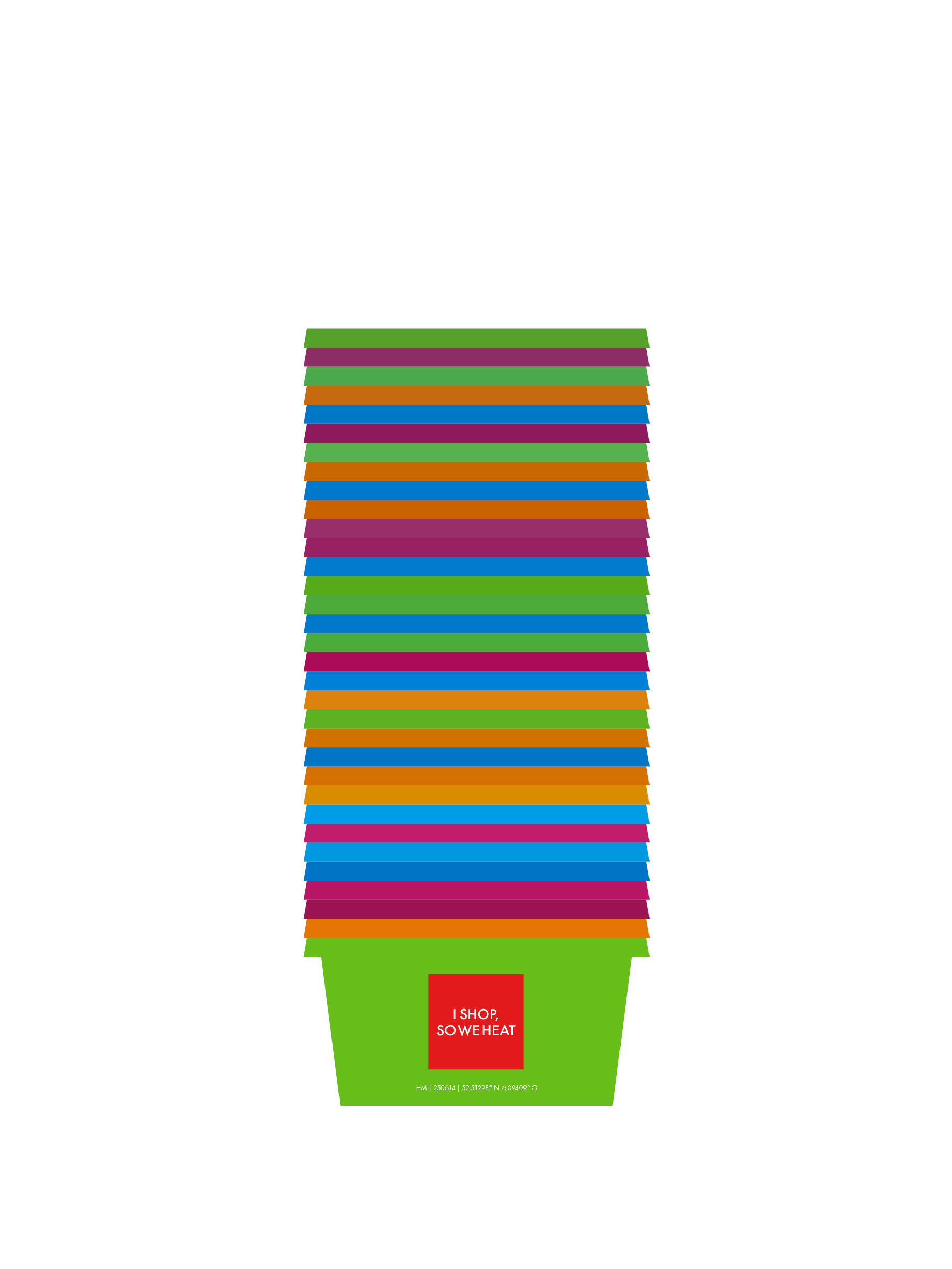Digitale print op display karton 30 x 40 cm . Gesigneerd, oplage 10 stuks. €175