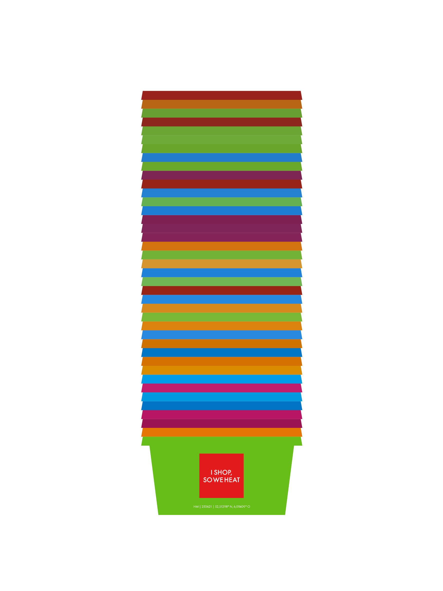 Digitale print op display karton 30 x 40 cm . Gesigneerd, oplage 10 stuks. €175