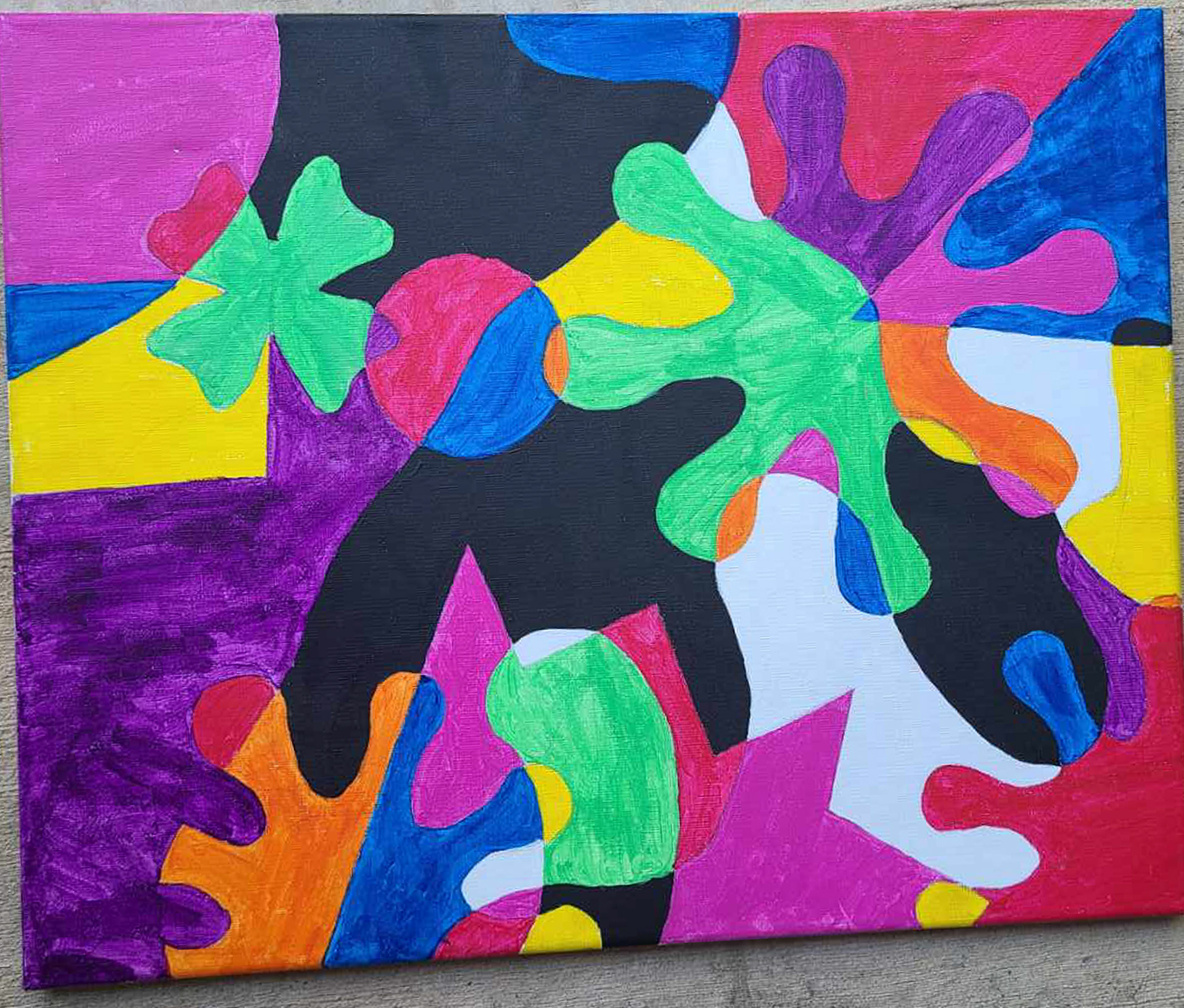 Coretta Bell | Life is a puzzle | Painting |