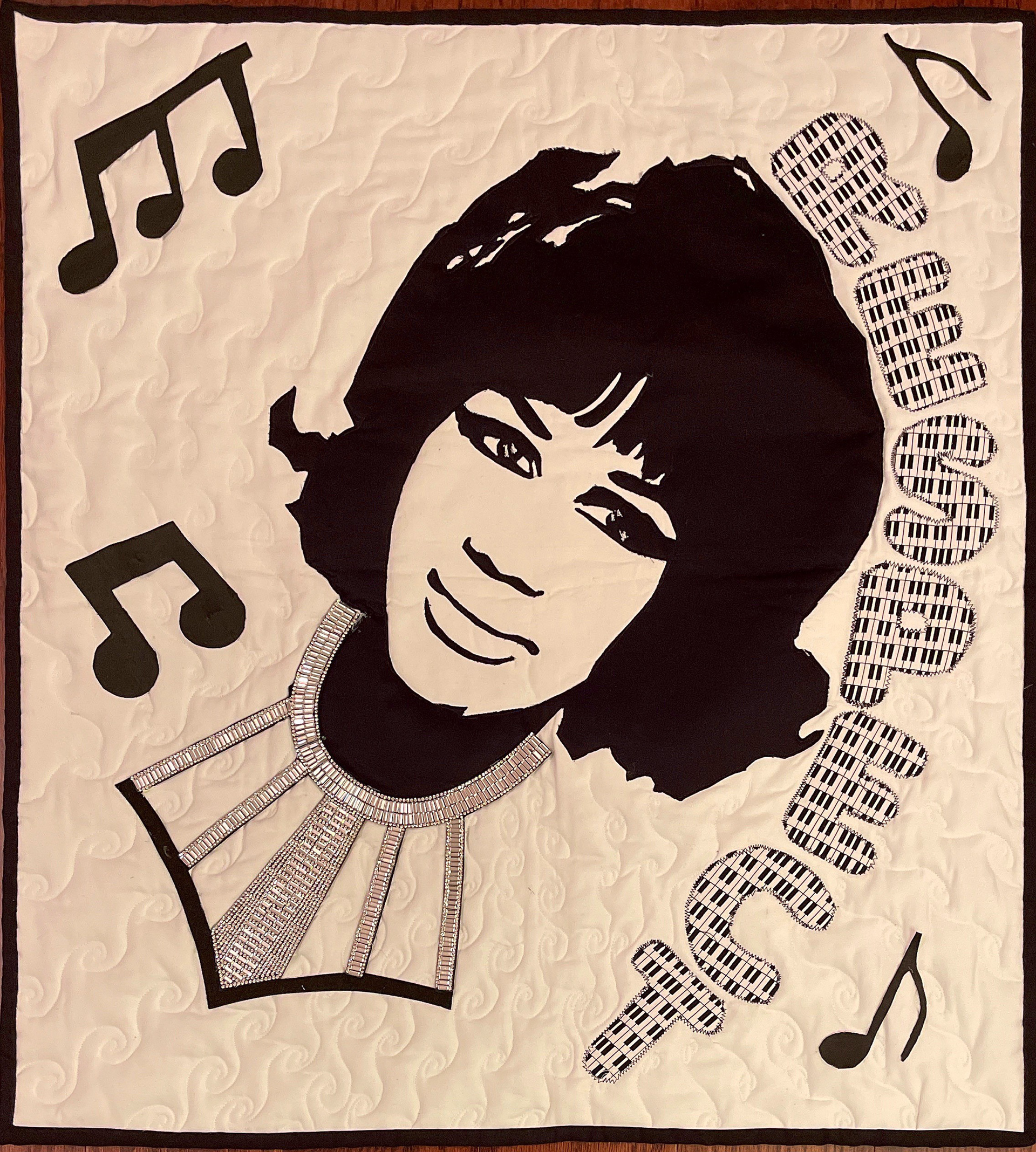 Toni Presha | Aretha (Respect) | Mixed media | 40x40