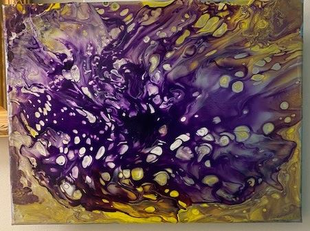 Larry Milner | Explosion | Painting 20x16