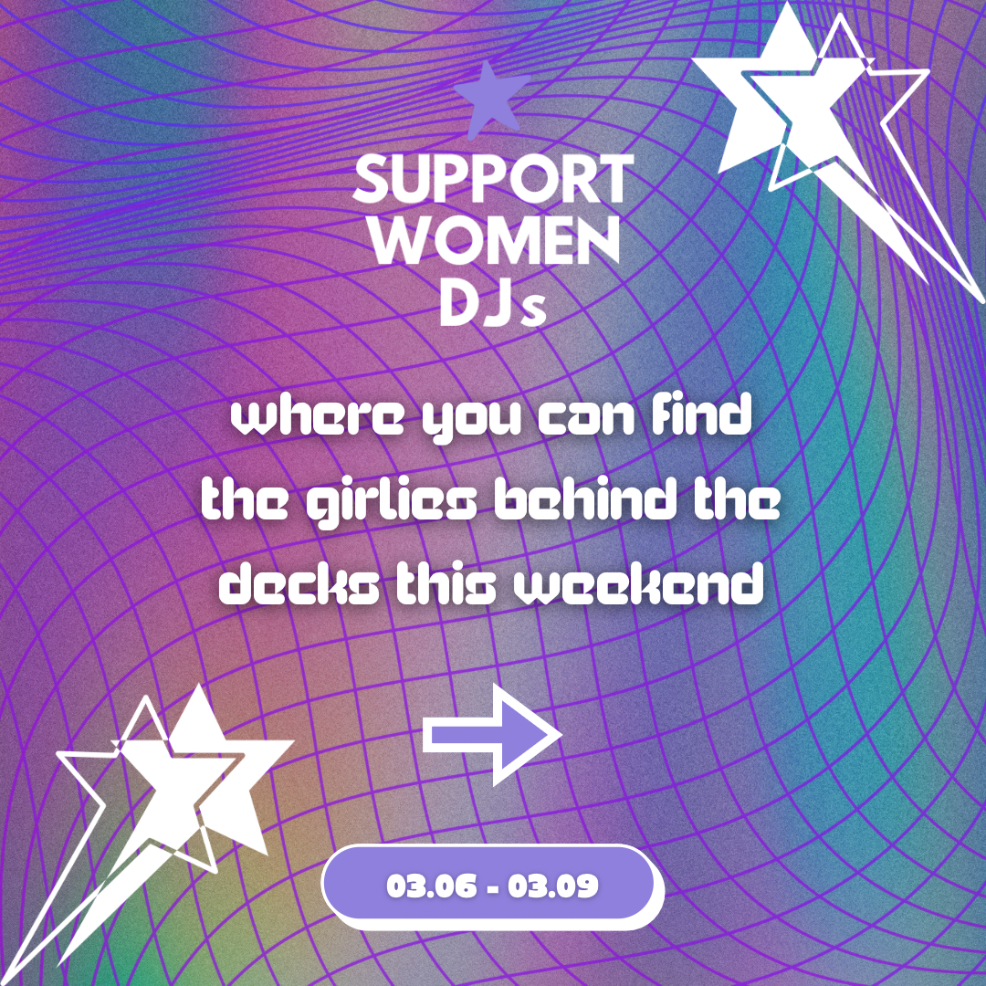 Event Round-up Graphic (Graphic used to highlight events happening in the NYC EDM space.  Used for Instagram)