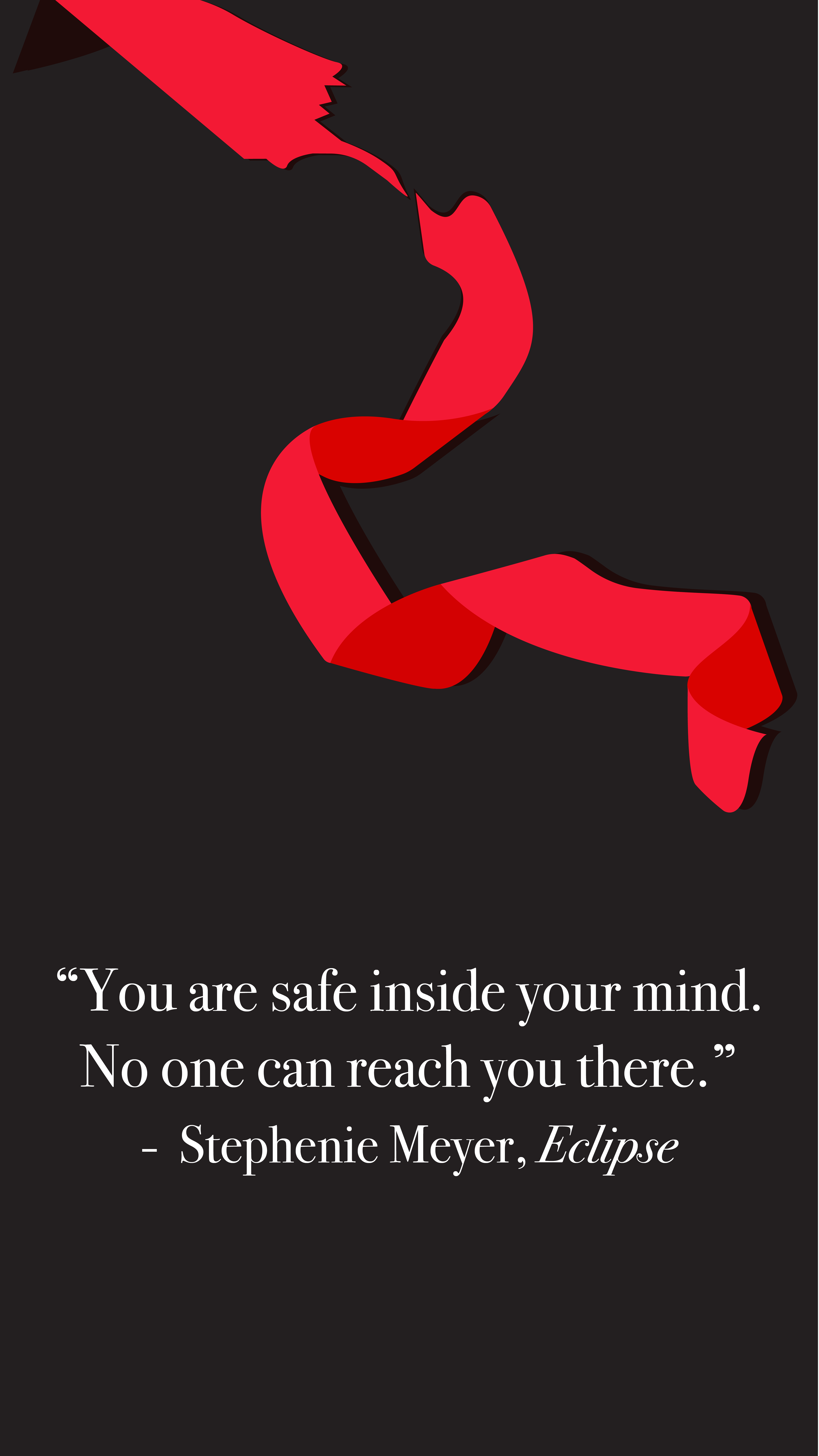 Eclipse by Stephanie Meyer Graphic Created with Adobe Illustrator