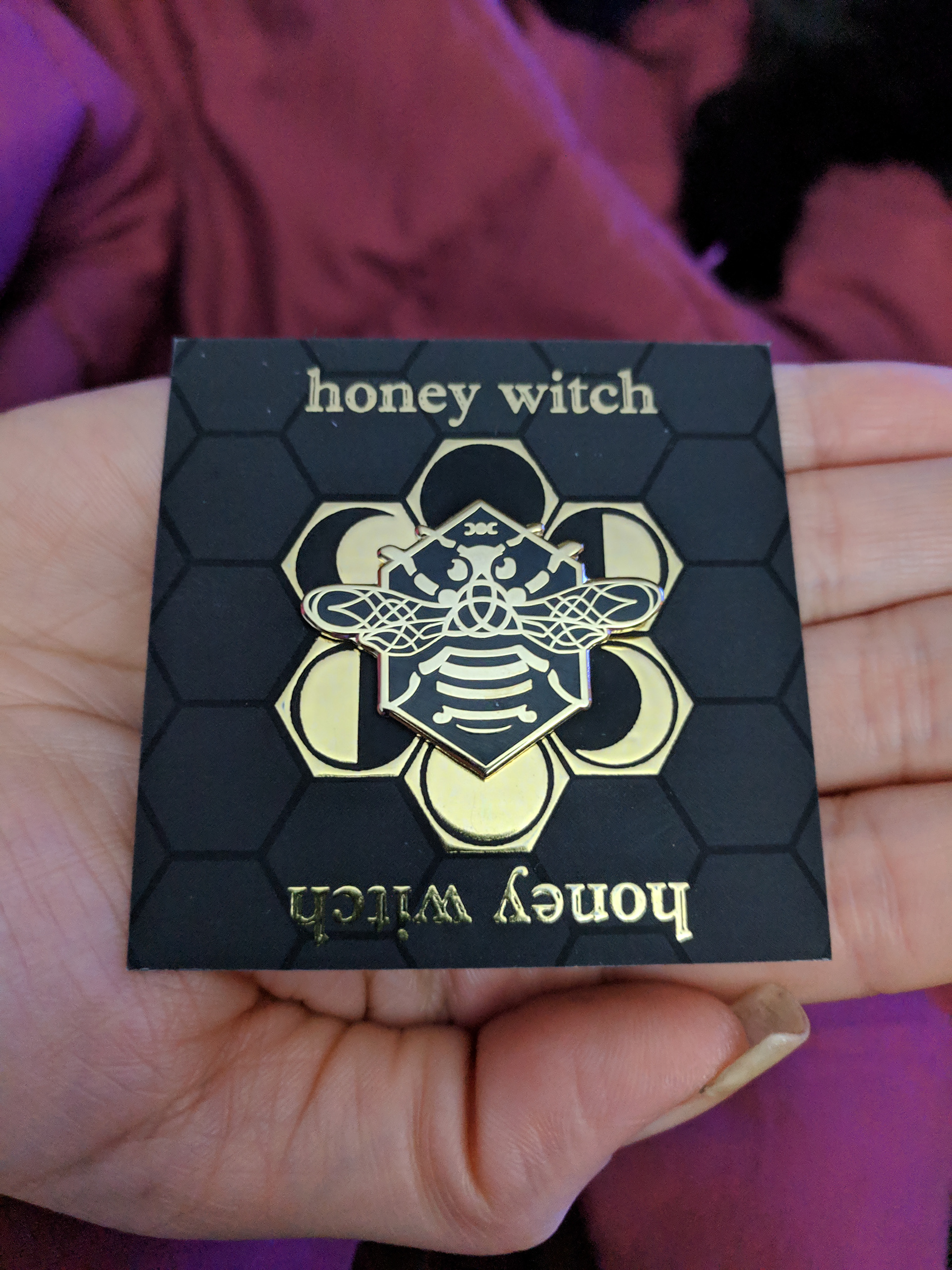 Honey Witch - Triquetra pin