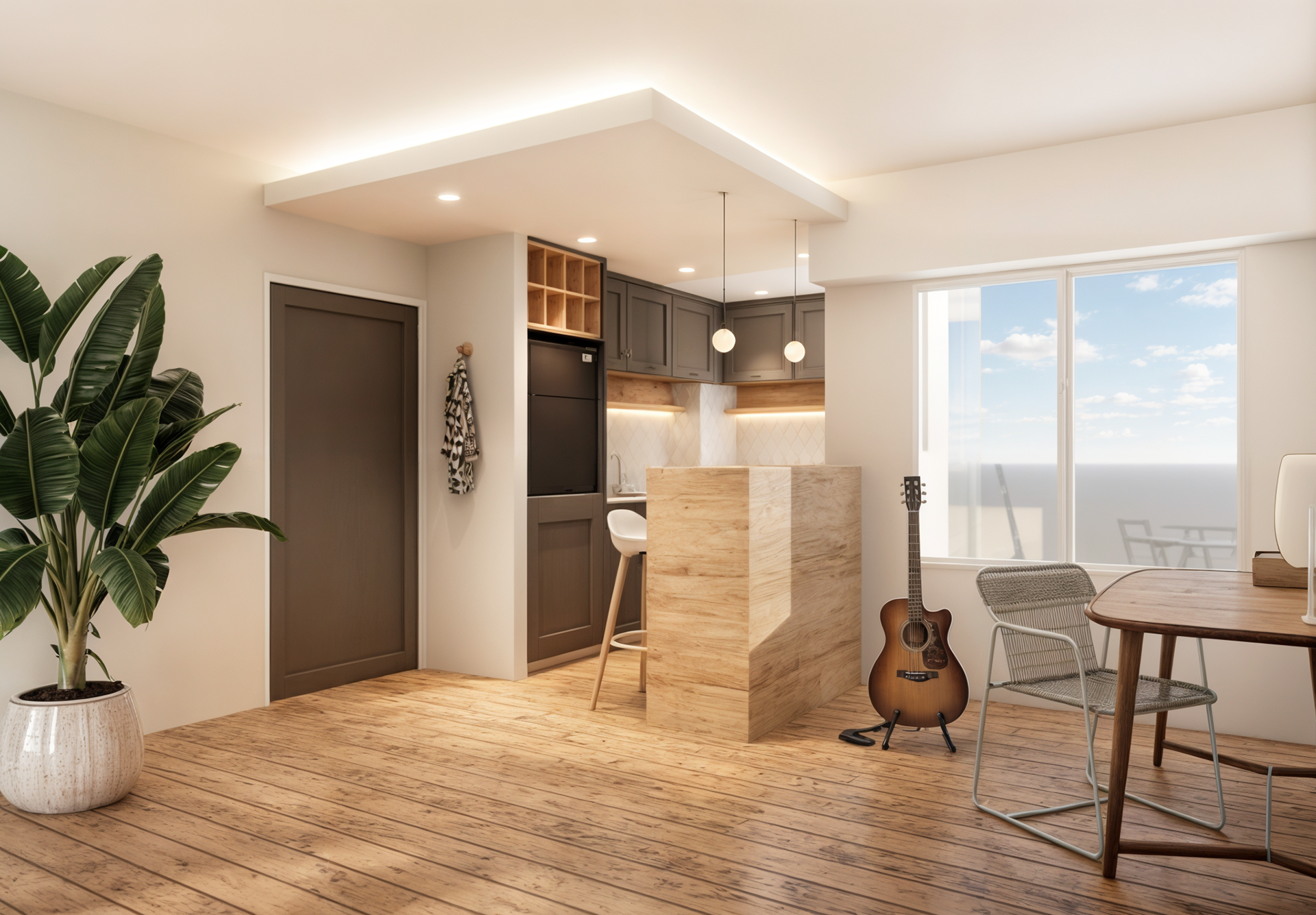 small departmente desing in Mar del Plata, Argentina