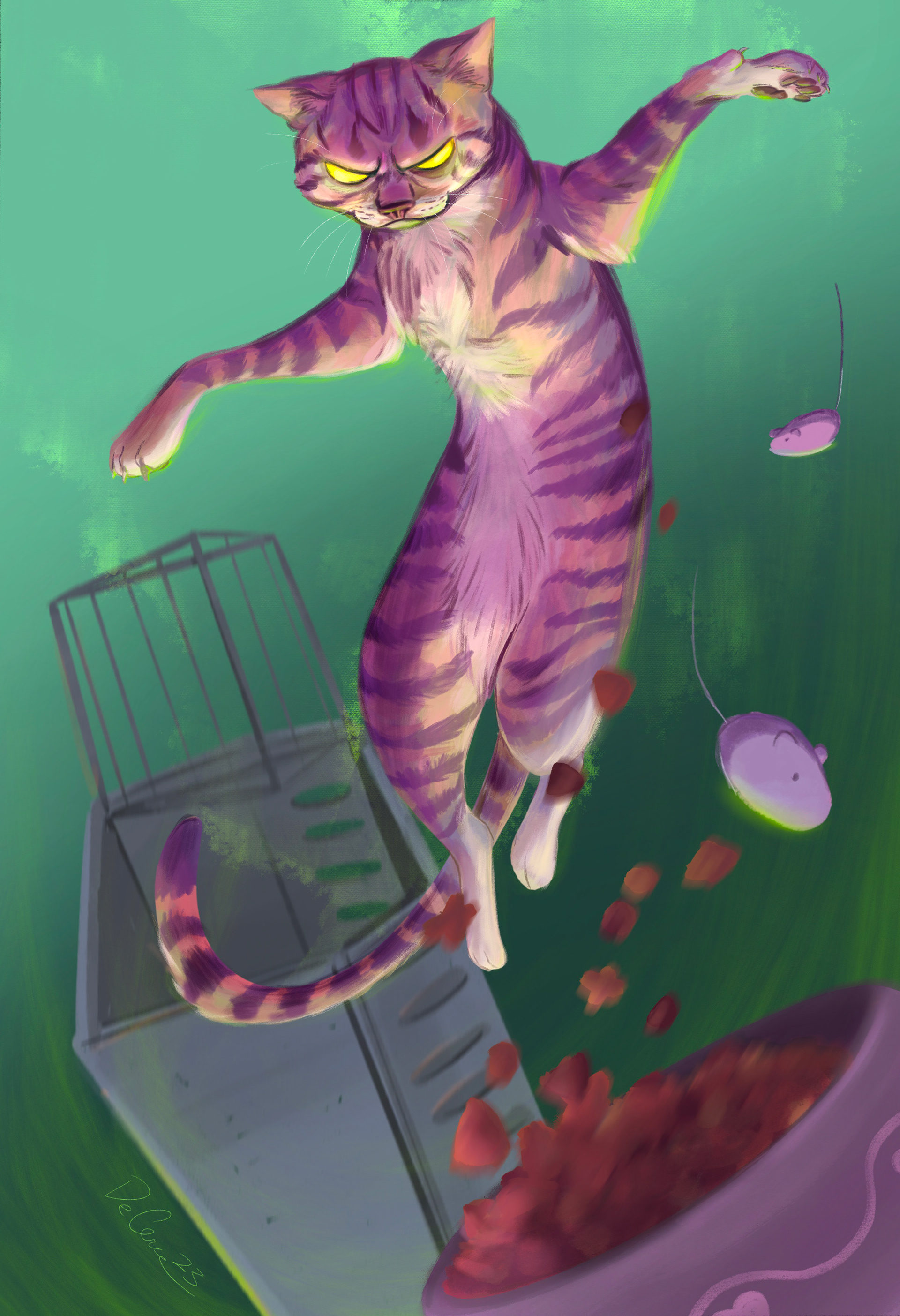 "I think your cat might be possessed."