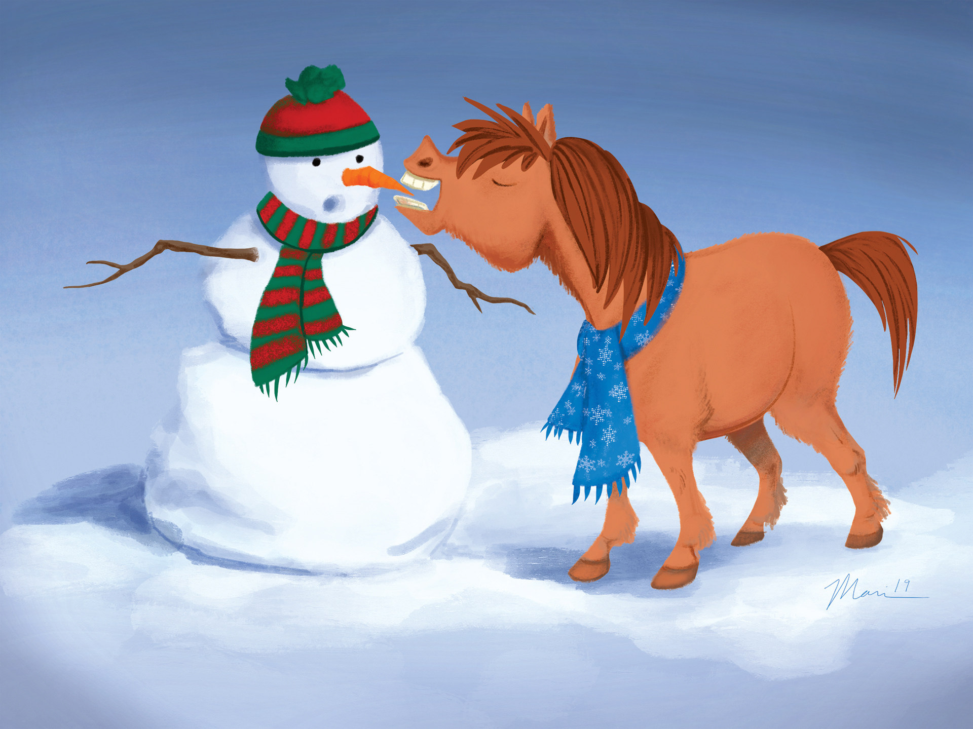 Promo - Winter Horse Camp for Kids
