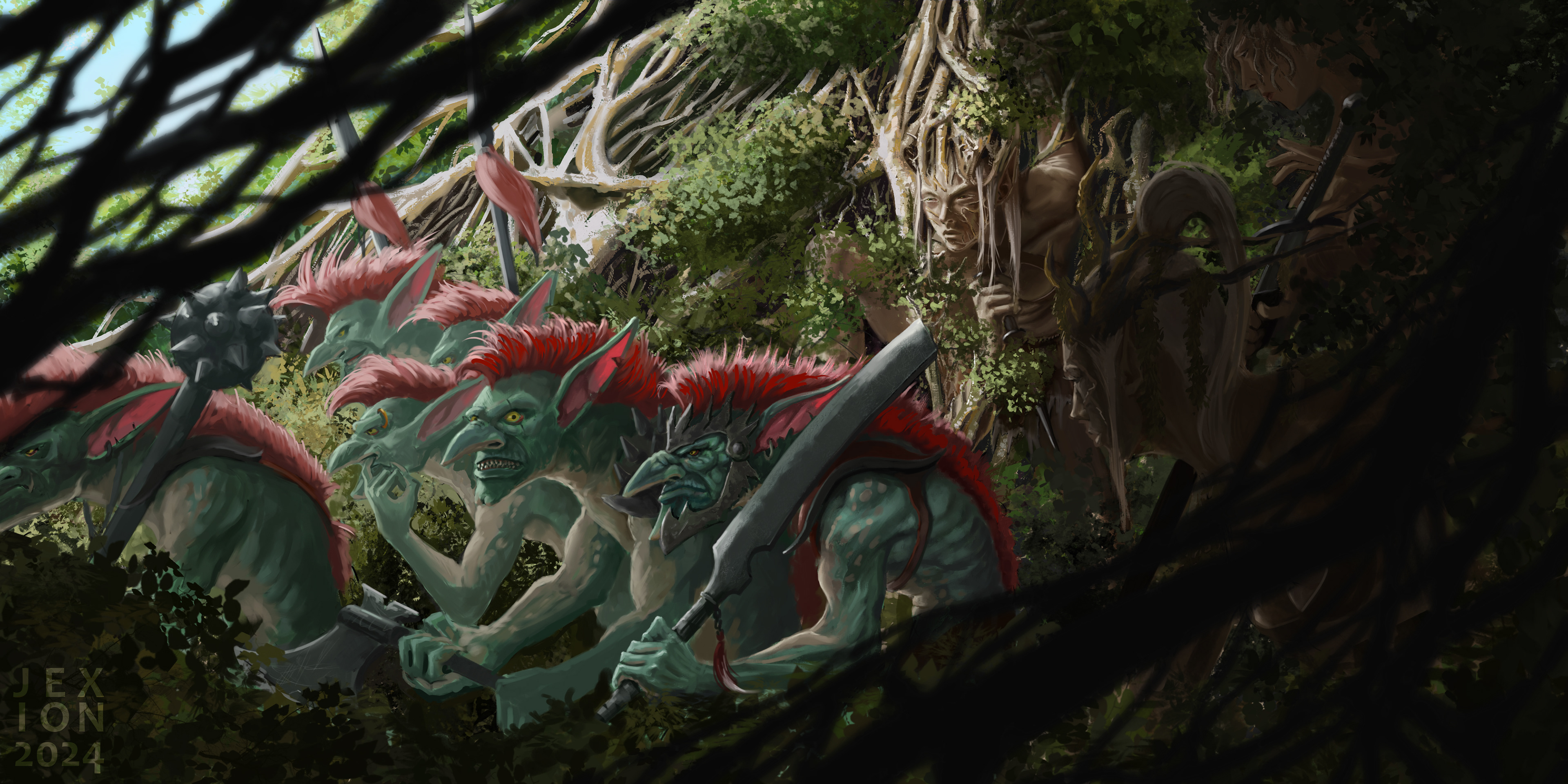 Goblins & Dryads (Personal Work)