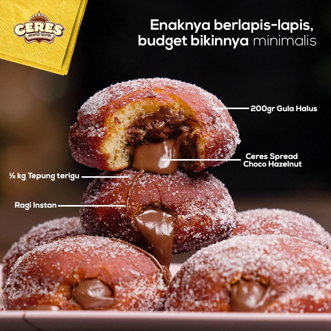 Social media content for Ceres chocolate brand