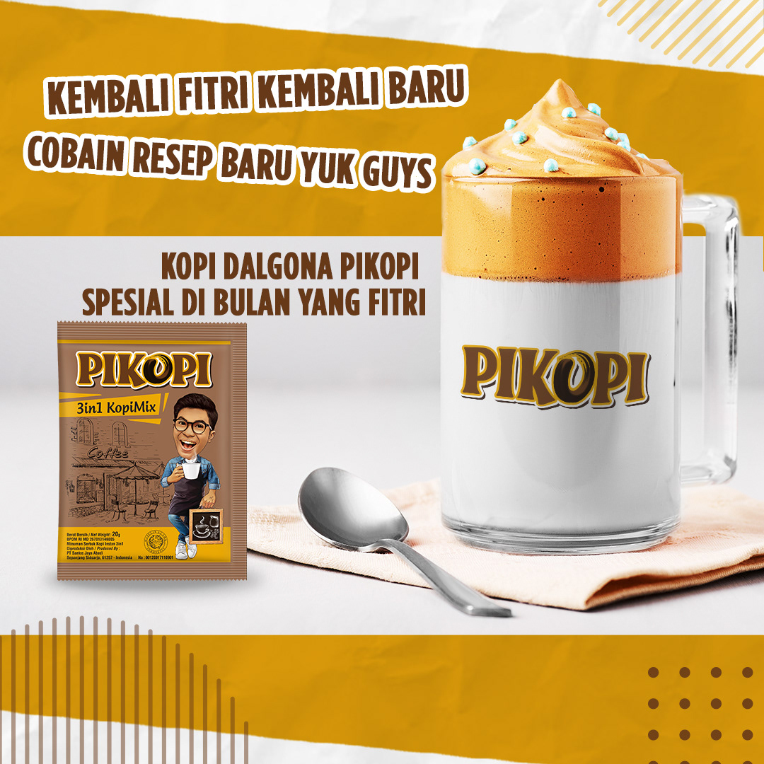 Social media content for the Pikopi coffee brand