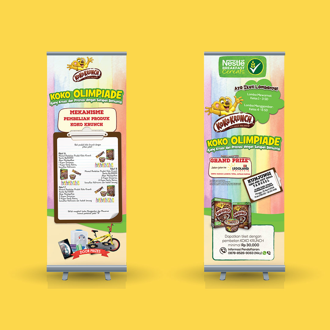a competition campaign from Koko Krunch, Koko Olympiade 2018, an event of creation and achievement with a nutritious breakfast