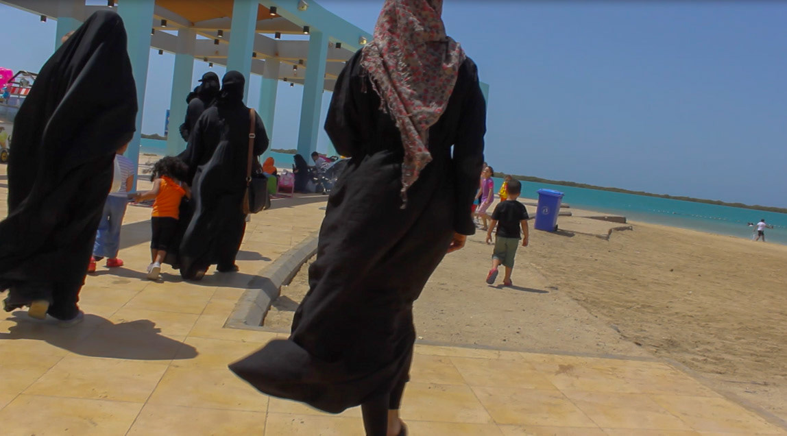 Photo Shoot for Hijab, Red Sea