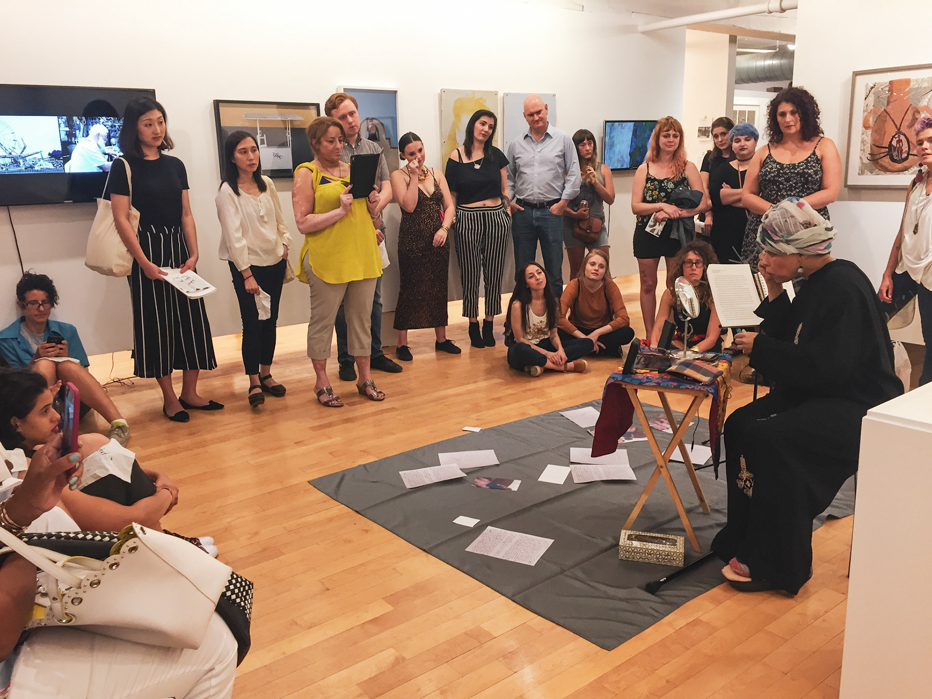 My Muslim Daughter, 2017 · video installation and live performance
