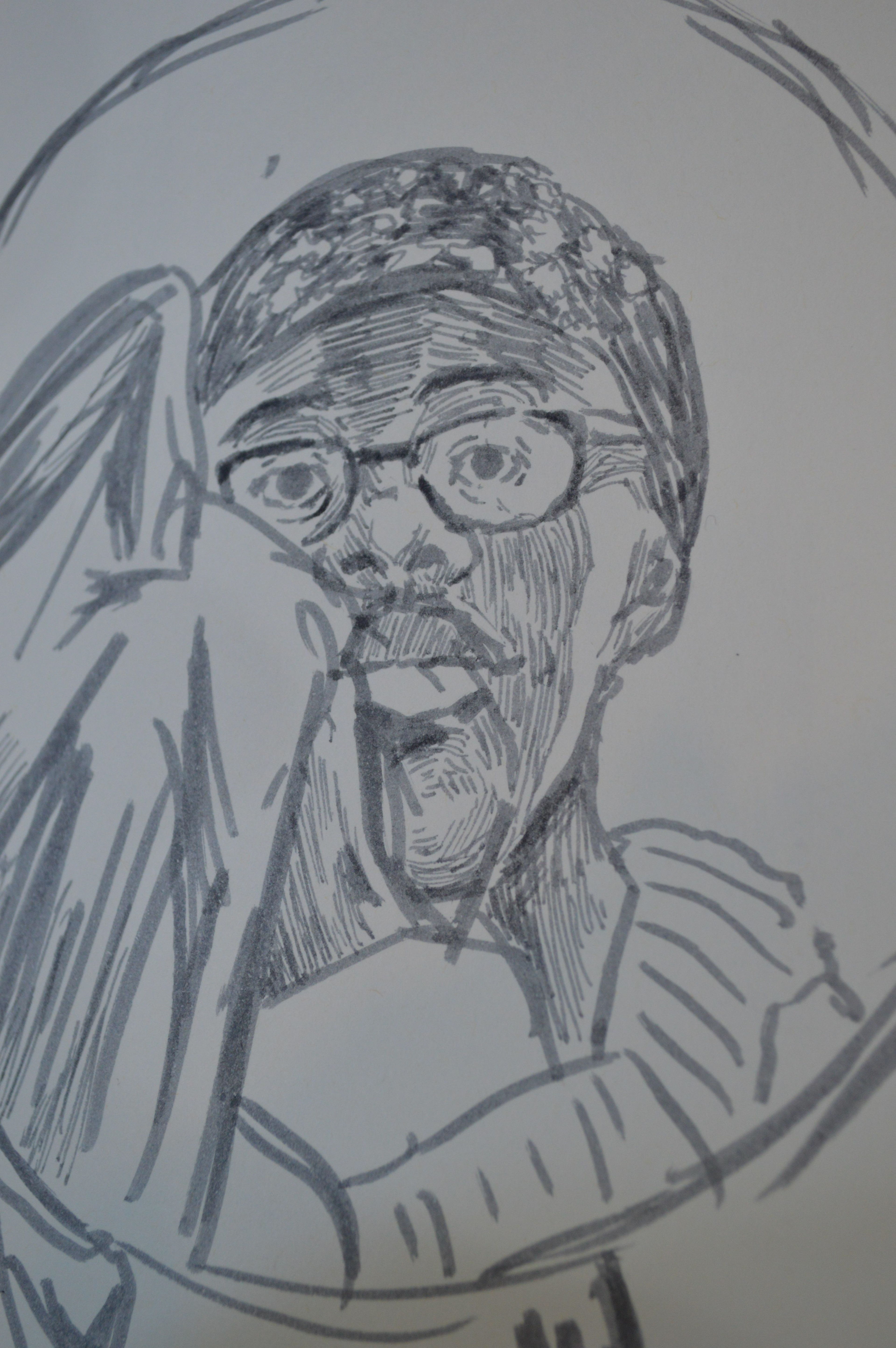 Deborah Ajia portrait , London illustrator