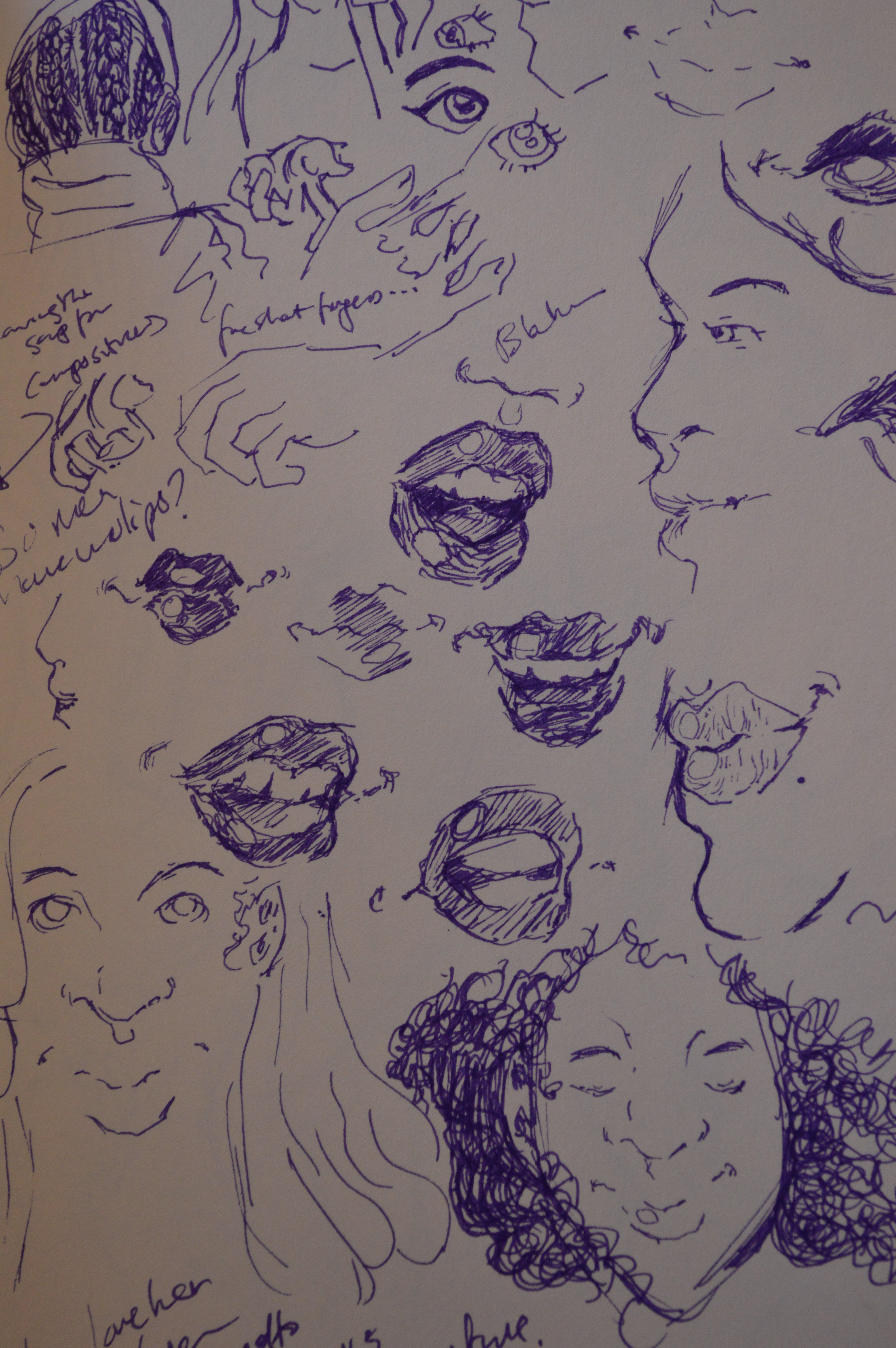 Deborah Ajia sketches