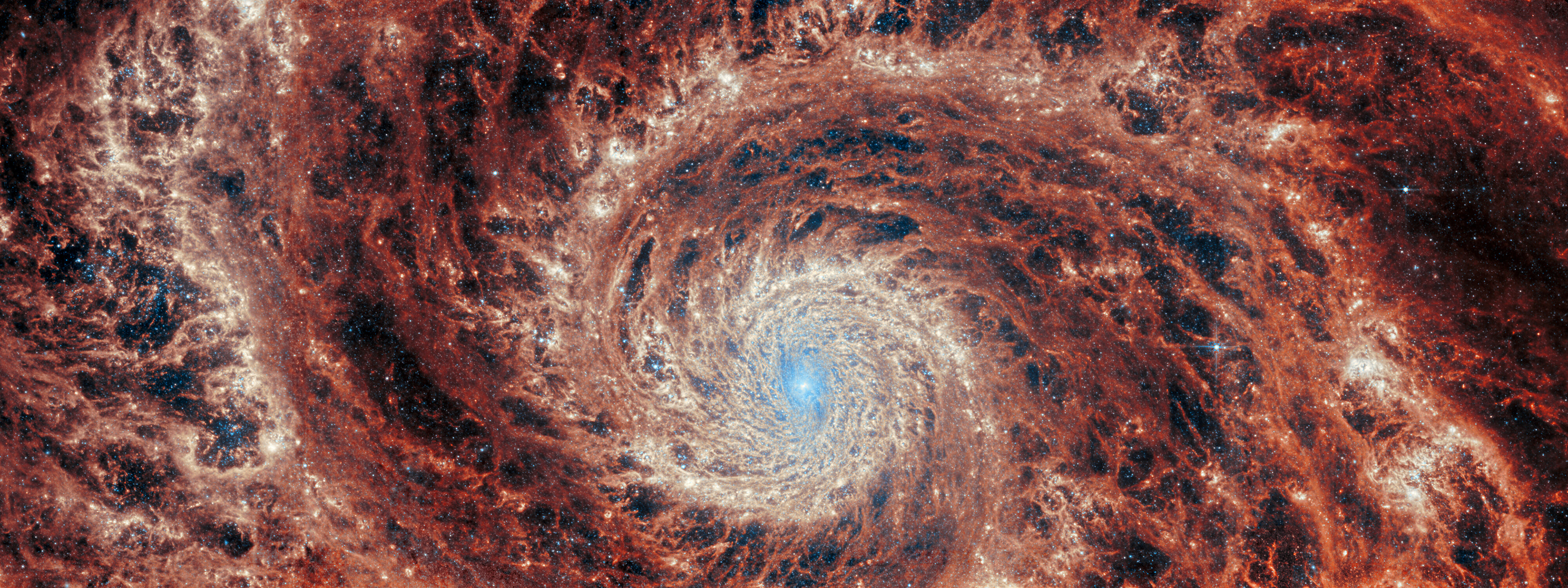 M51 (MIRI image) - Credit: ESA/Webb, NASA & CSA, A. Adamo (Stockholm University) and the FEAST JWST team