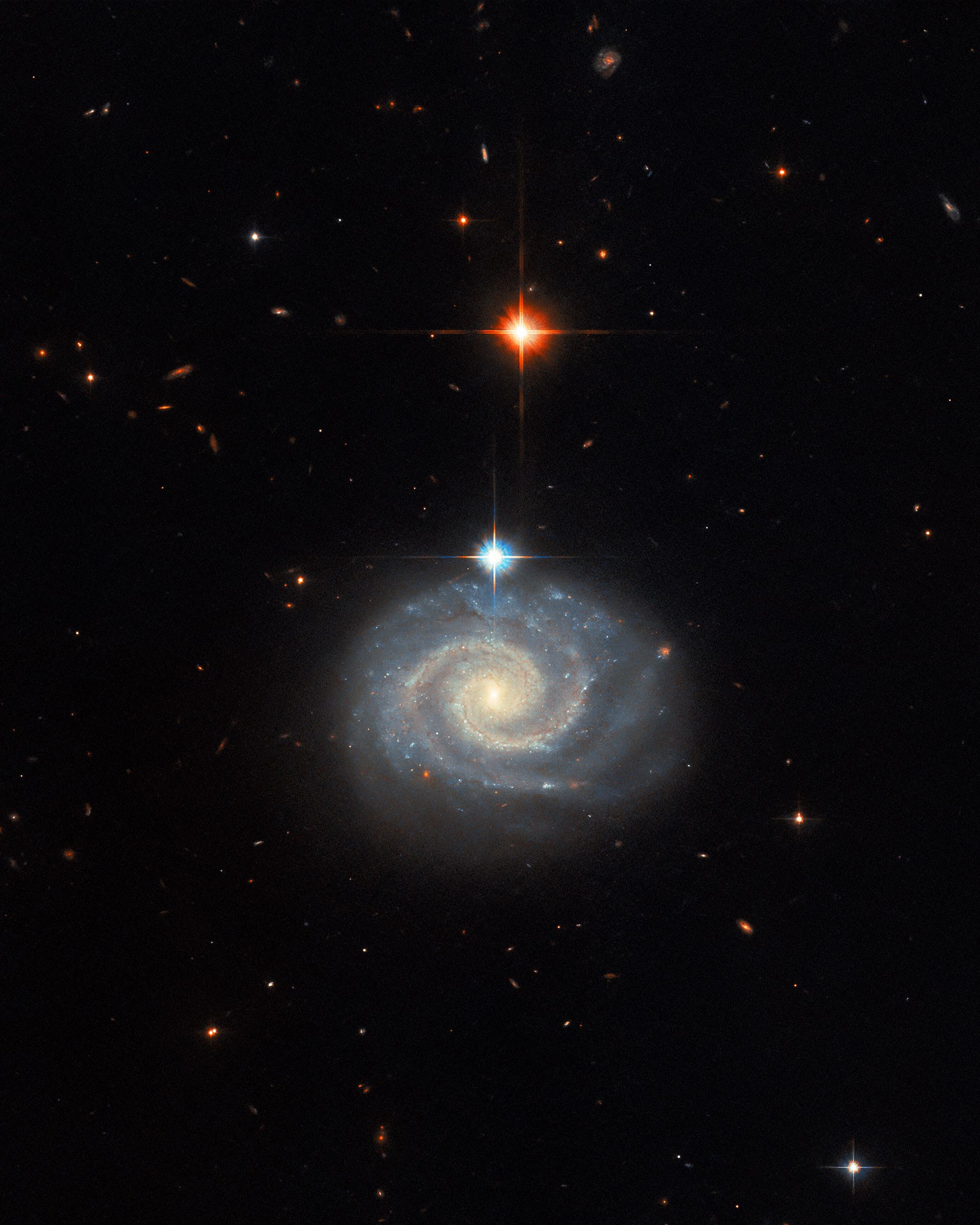Sighting forbidden light- Credit: ESA/Hubble & NASA, C. Kilpatrick