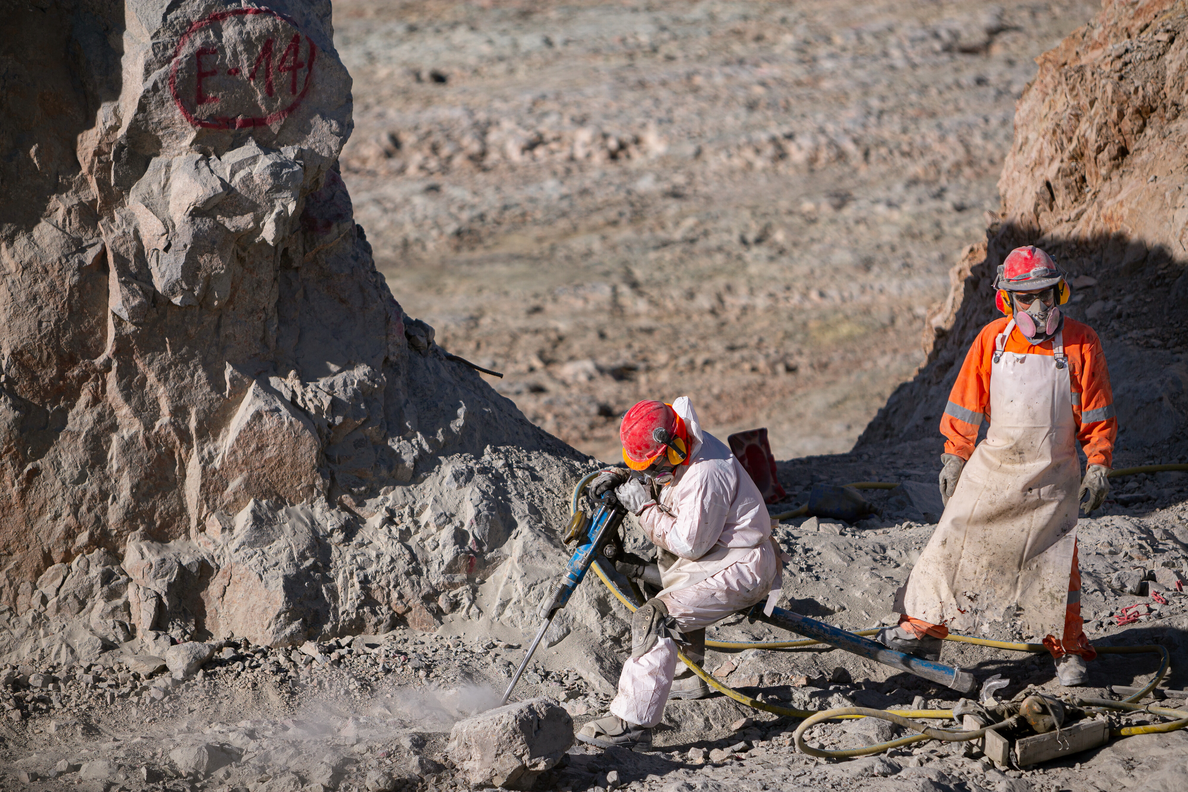 Construction of the Extremely Large Telescope (ELT) in Cerro Armazones in Chile. The ELT will be the biggest "eye to the sky" with a 39-metre primary mirror, perfect for observing extra-solar planets, early-Universe galaxies and the nature of dark matter.