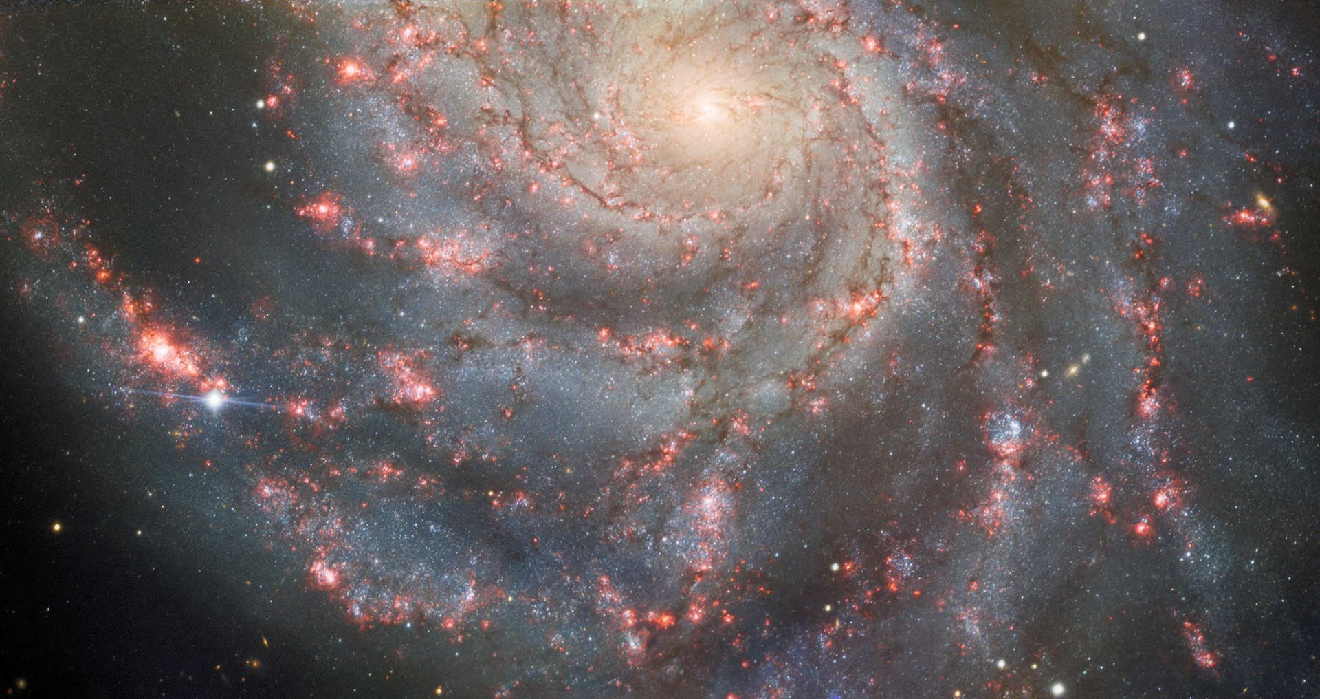 Gemini North Back On Sky With Dazzling Image of Supernova in the Pinwheel Galaxy - Credit: International Gemini Observatory/NOIRLab/NSF/AURA  Image Processing: J. Miller (Gemini Observatory/NSF NOIRLab), M. Rodriguez (Gemini Observatory/NSF NOIRLab), M. Zamani (NSF NOIRLab), T.A. Rector (University of Alaska Anchorage/NSF NOIRLab) & D. de Martin (NSF NOIRLab).  Astronomical processing done with DRAGONS 3.1.