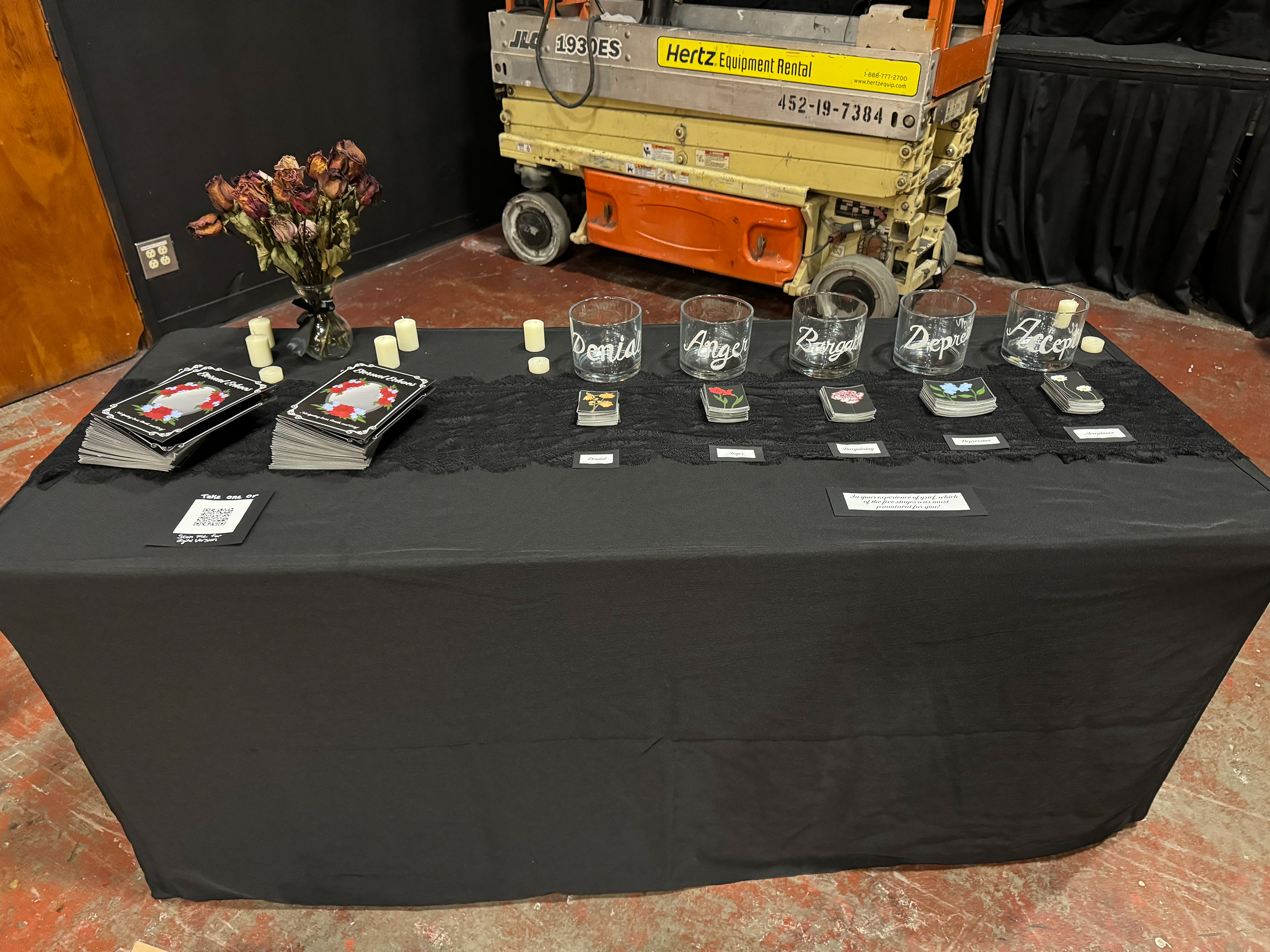 Photo of my Senior Thesis Exhibit