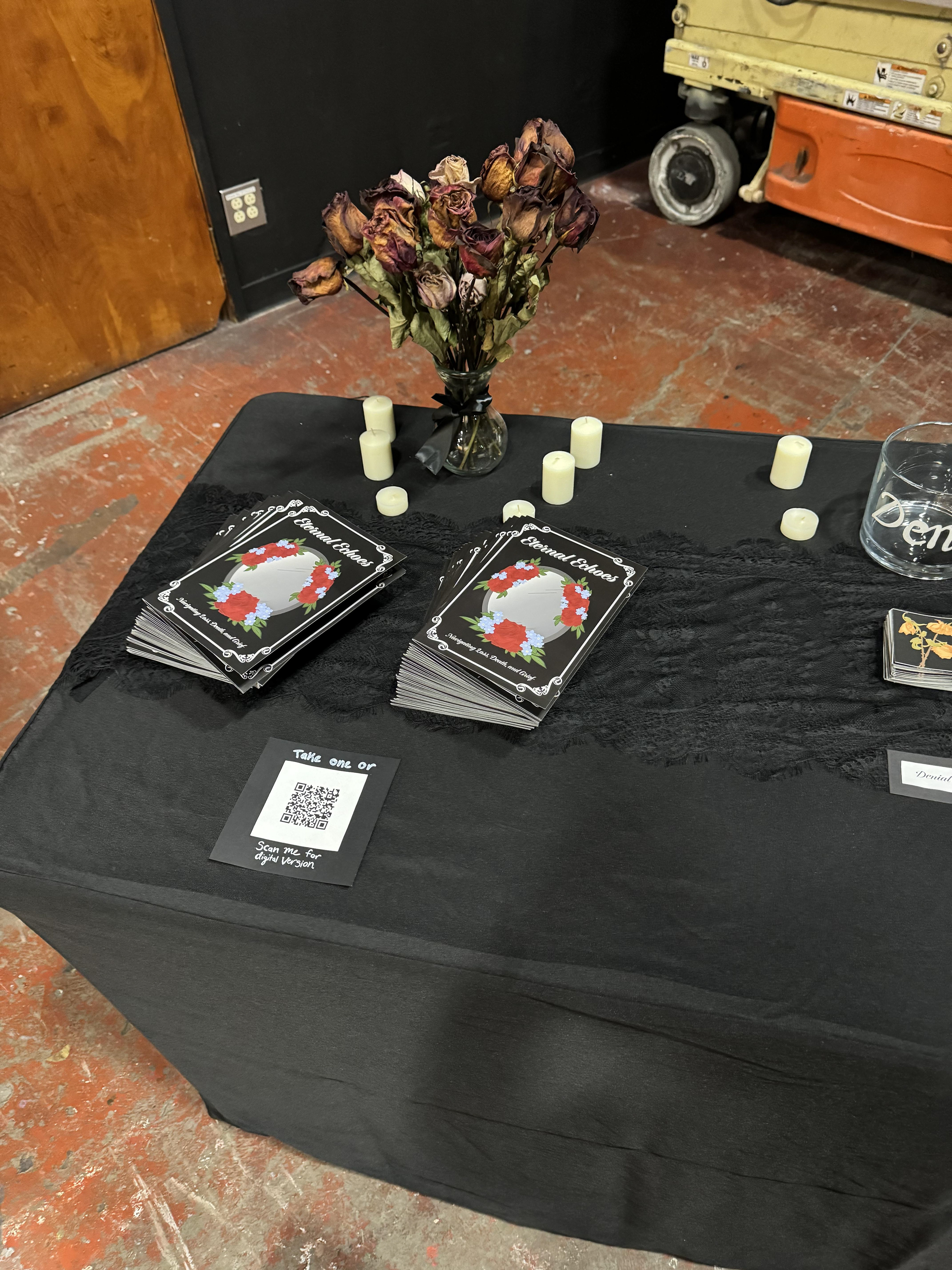 Photo of my Senior Thesis Exhibit