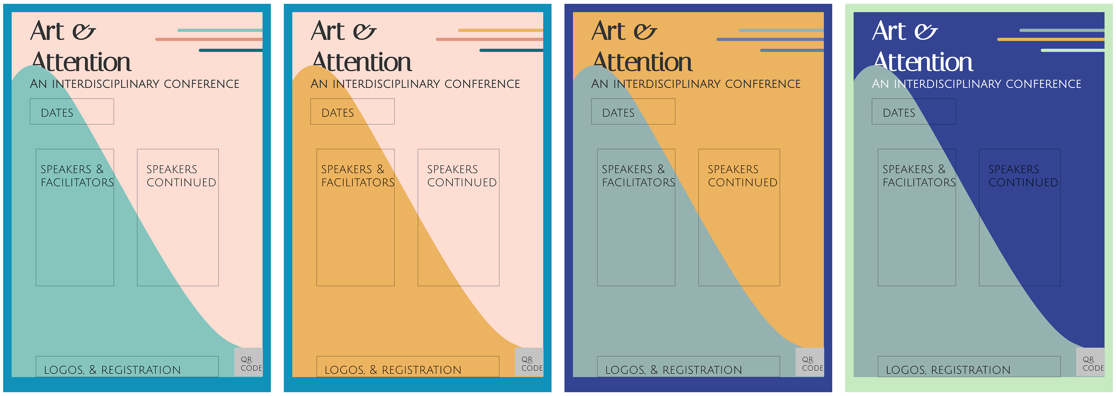Poster design iterations