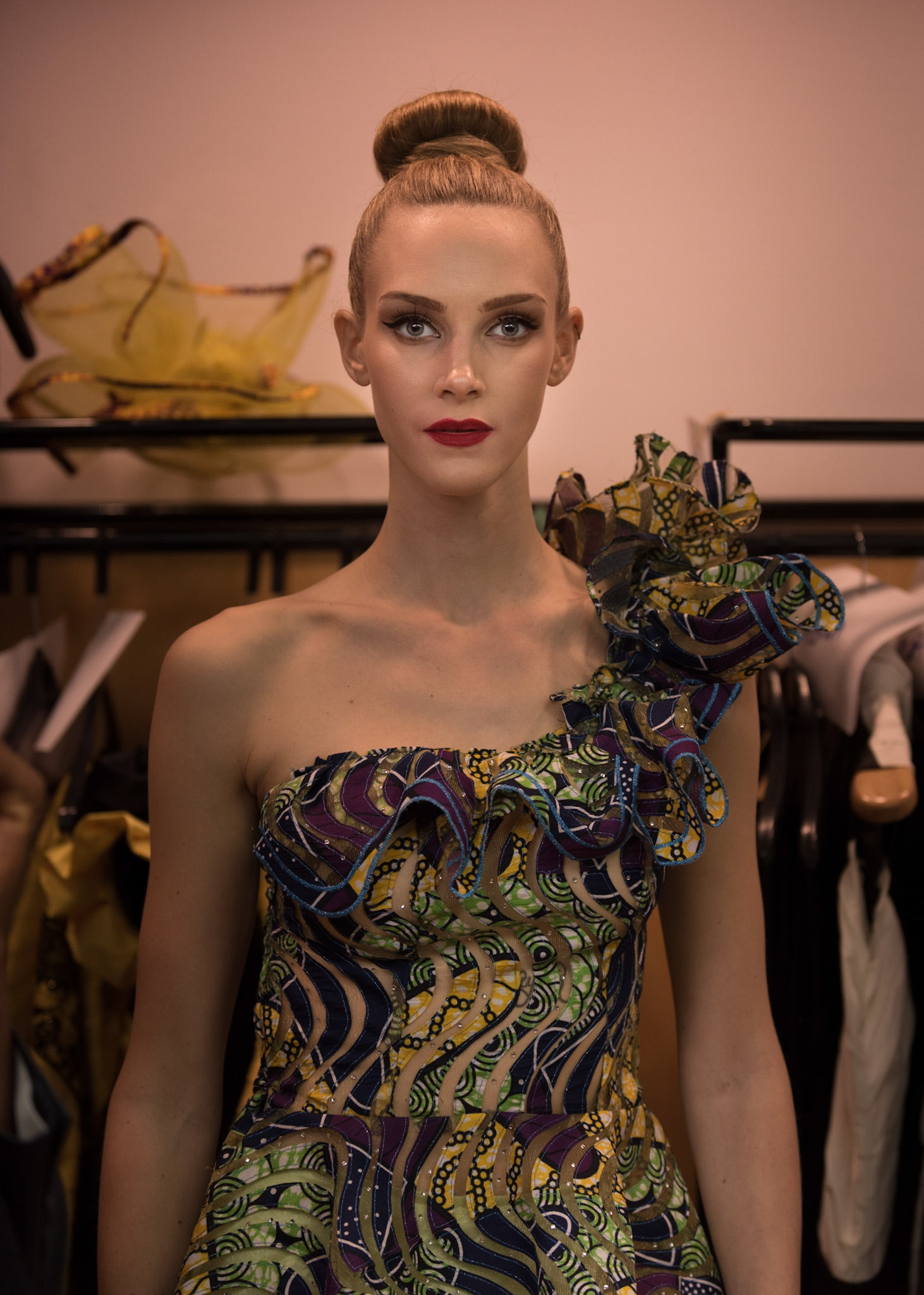 Backstage at African Fashion Reception 2016