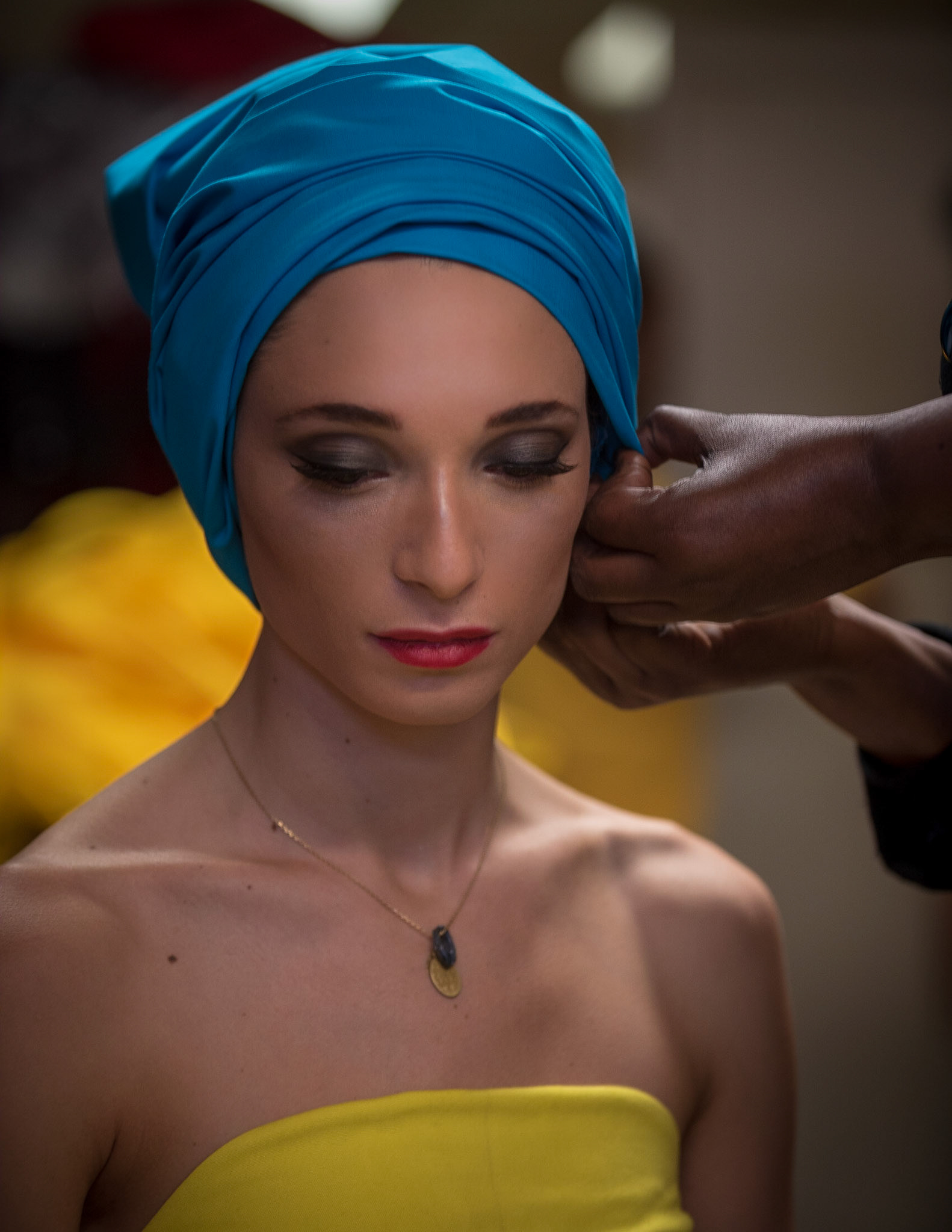 Backstage at African Fashion Reception 2016