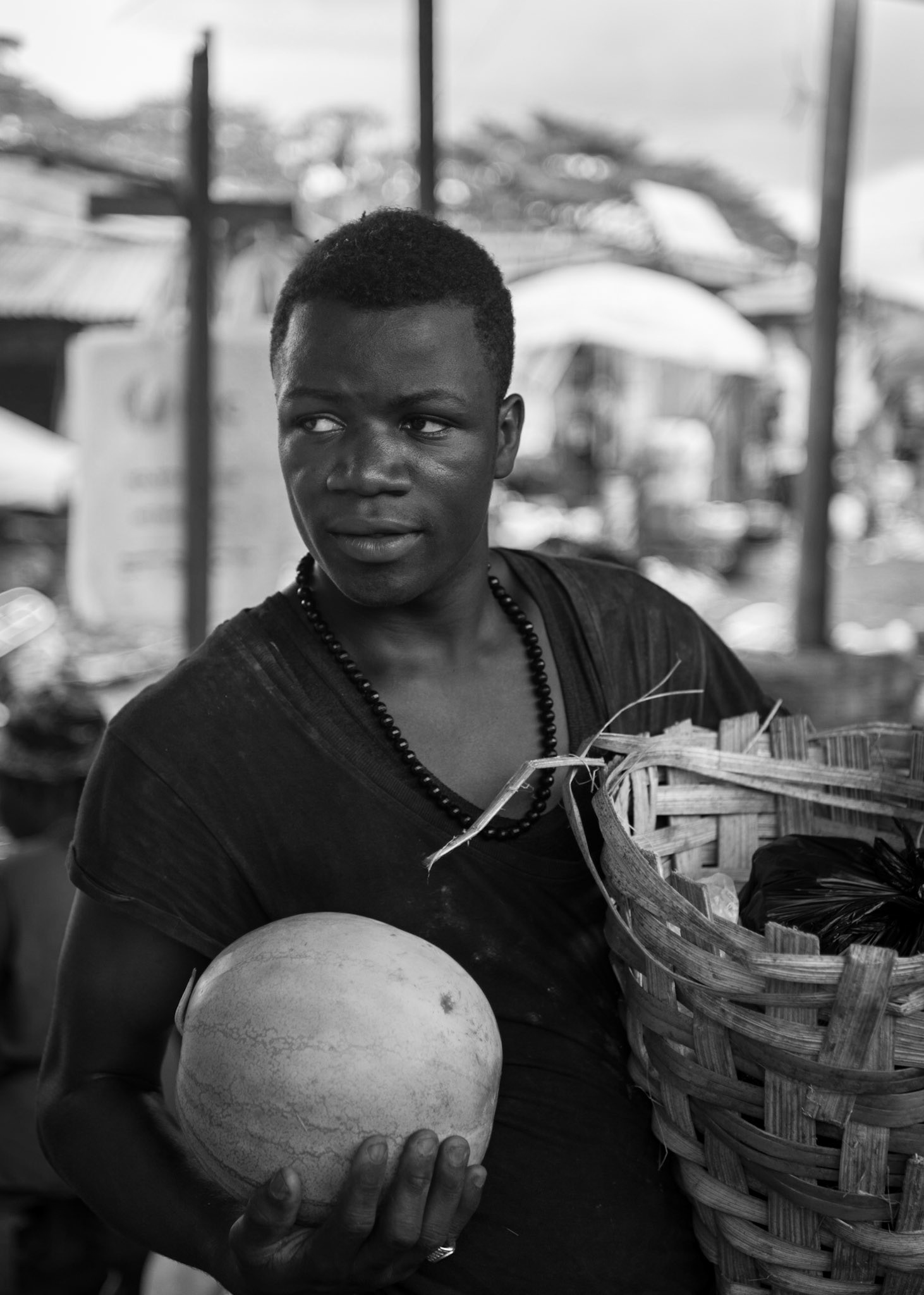 Mathieu is a 17yo carrier from the market in Douala Cameroon