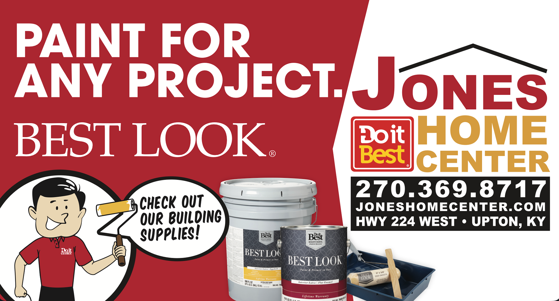 Jones Home Center Paint Billboard