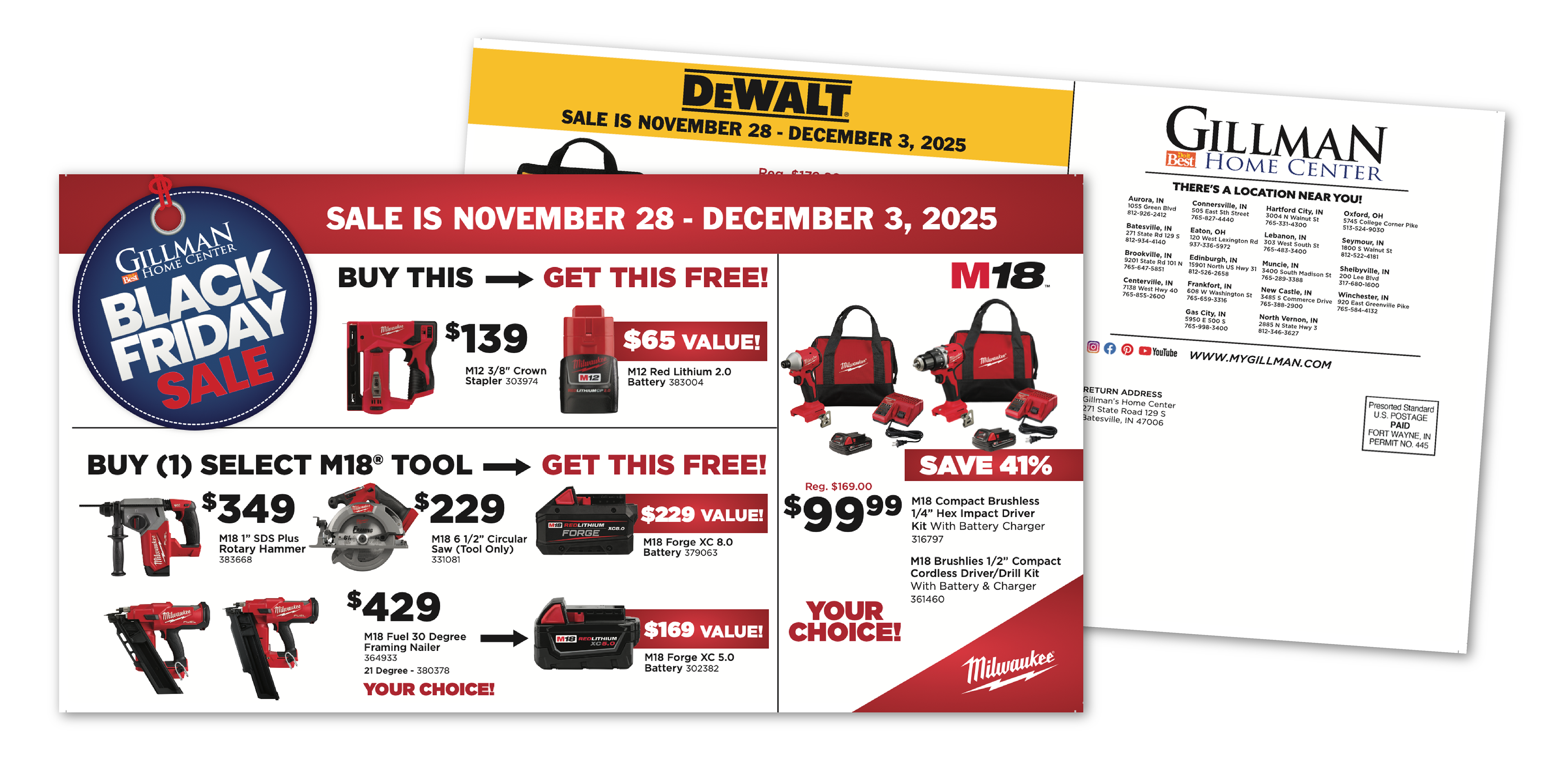 Gillman Home Center EDDM Postcard