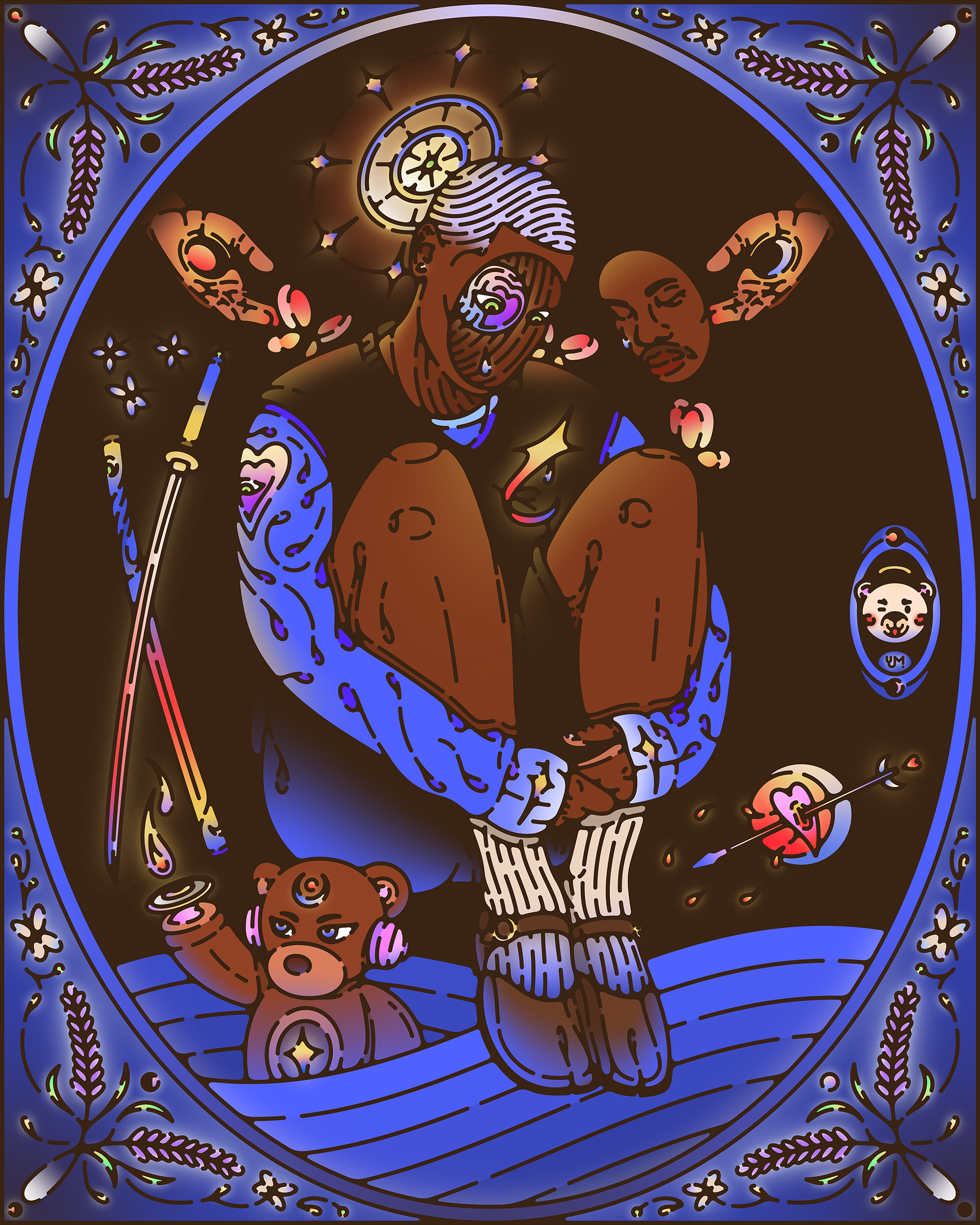 "if i am in a world of darkness, what's left but to create light?"