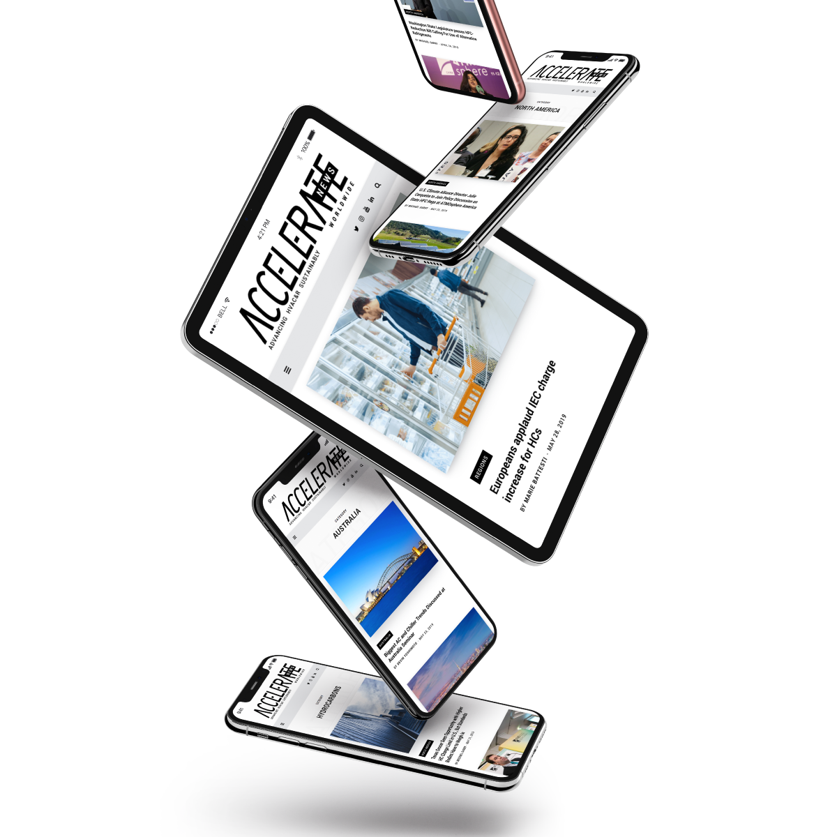 Accelerate24.news — global sustainable cooling news platform process