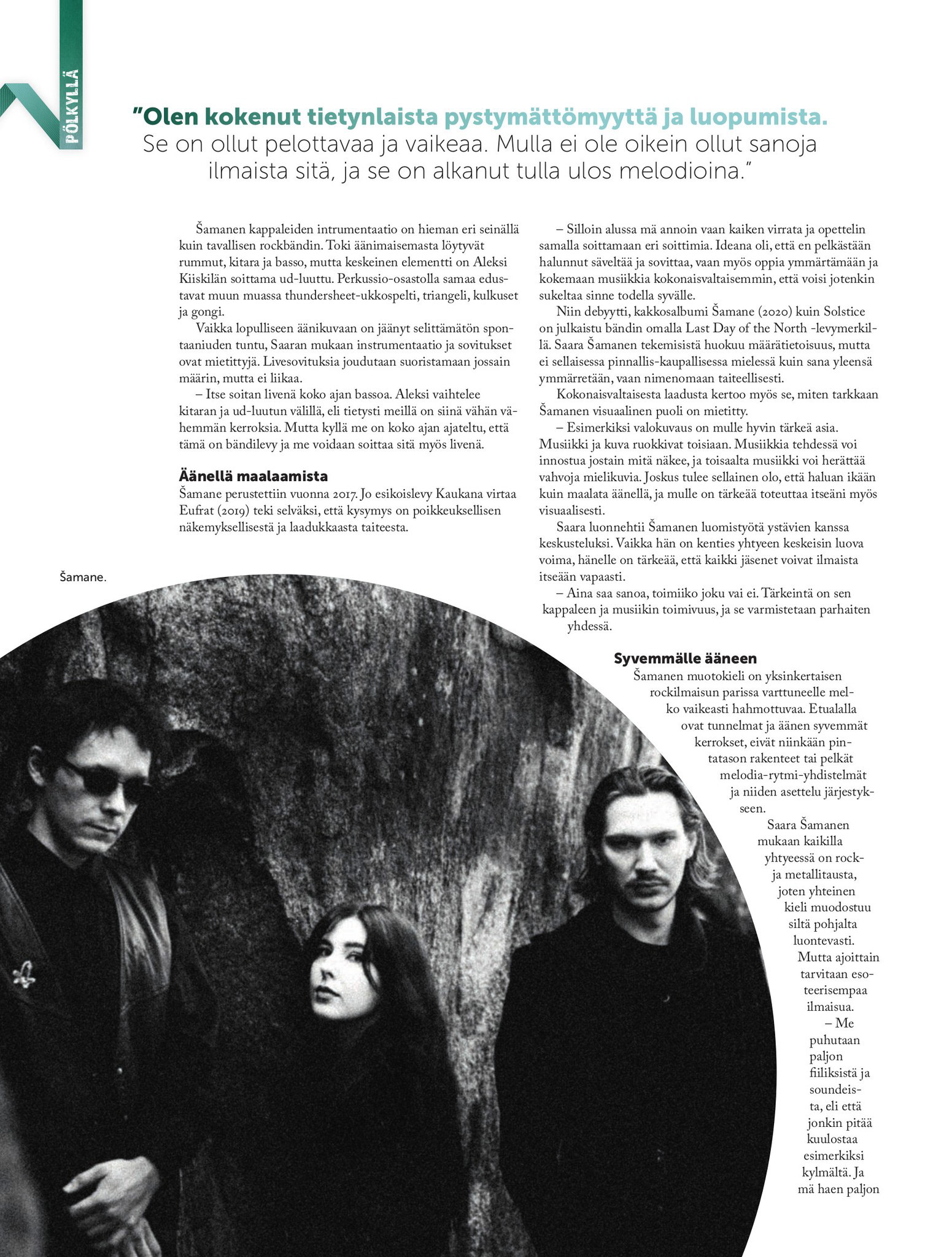 Interview on Inferno Magazine