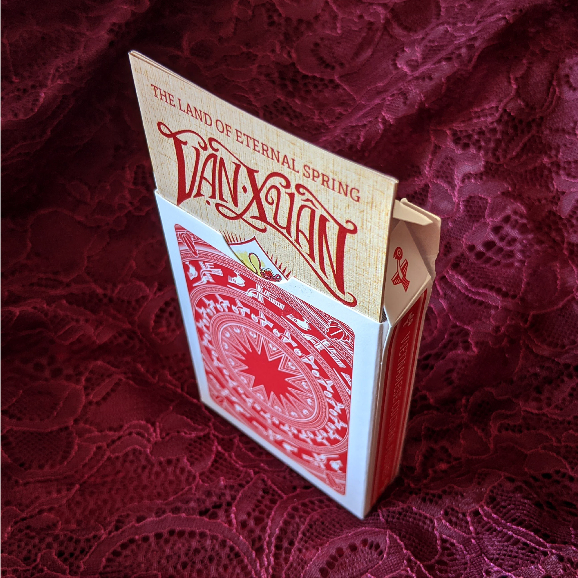 Poker sized accordion booklet