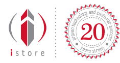 iStore 20th anniversary logo