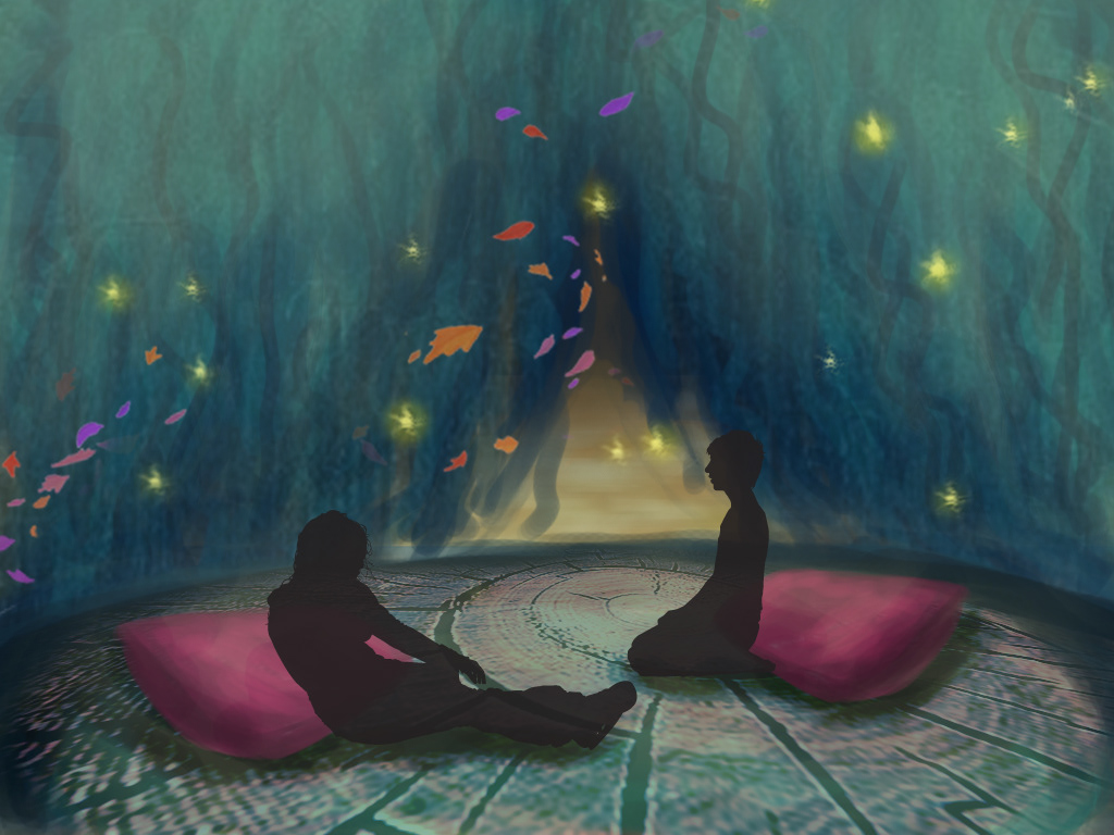 Reading room inspired by Pocahontas