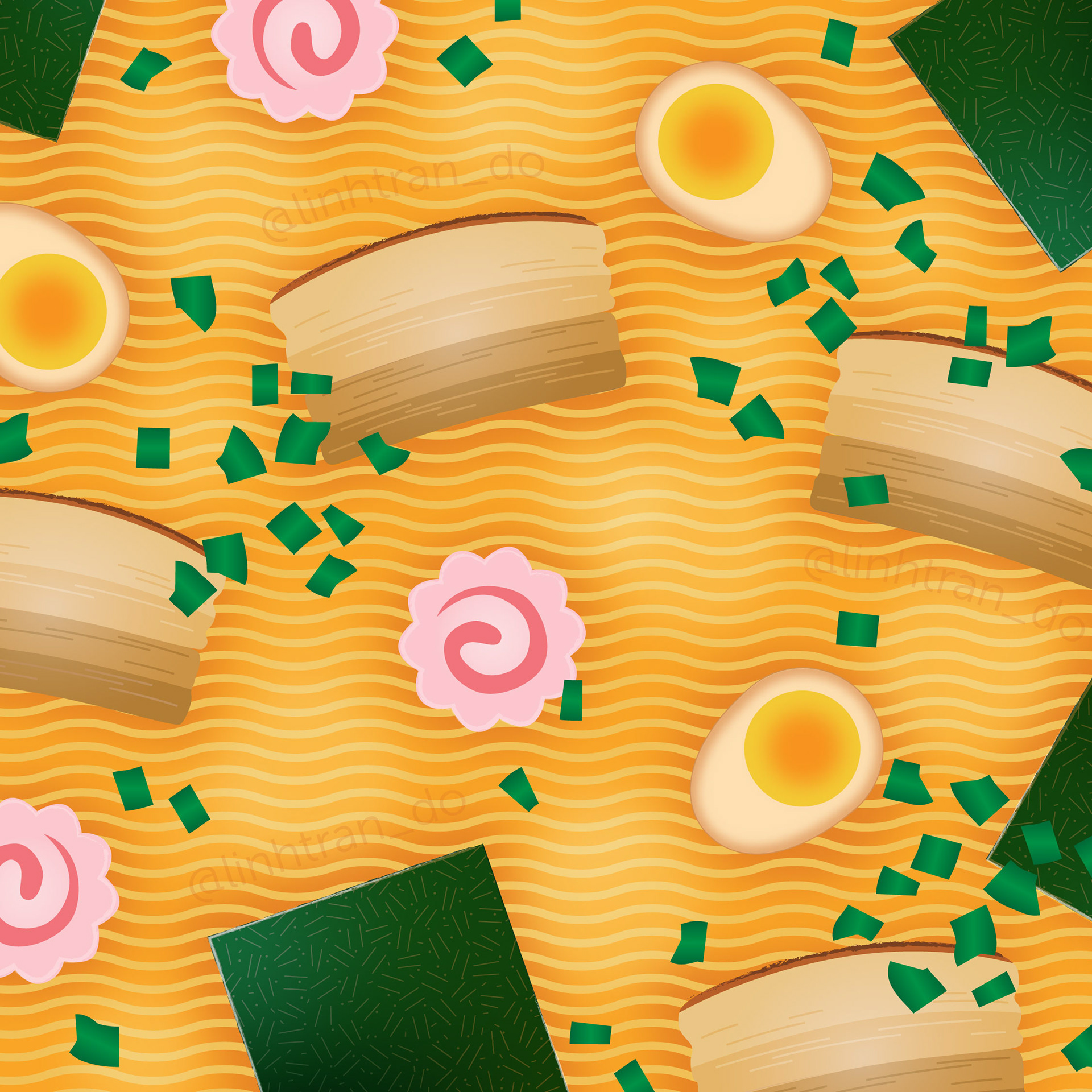 Illustration of ramen