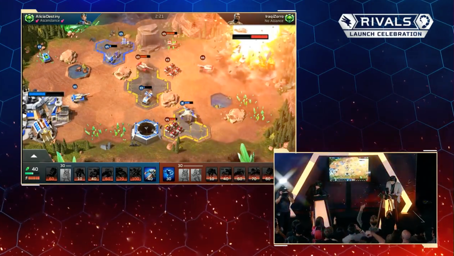 Spectator UI - Rivals Launch Celebration