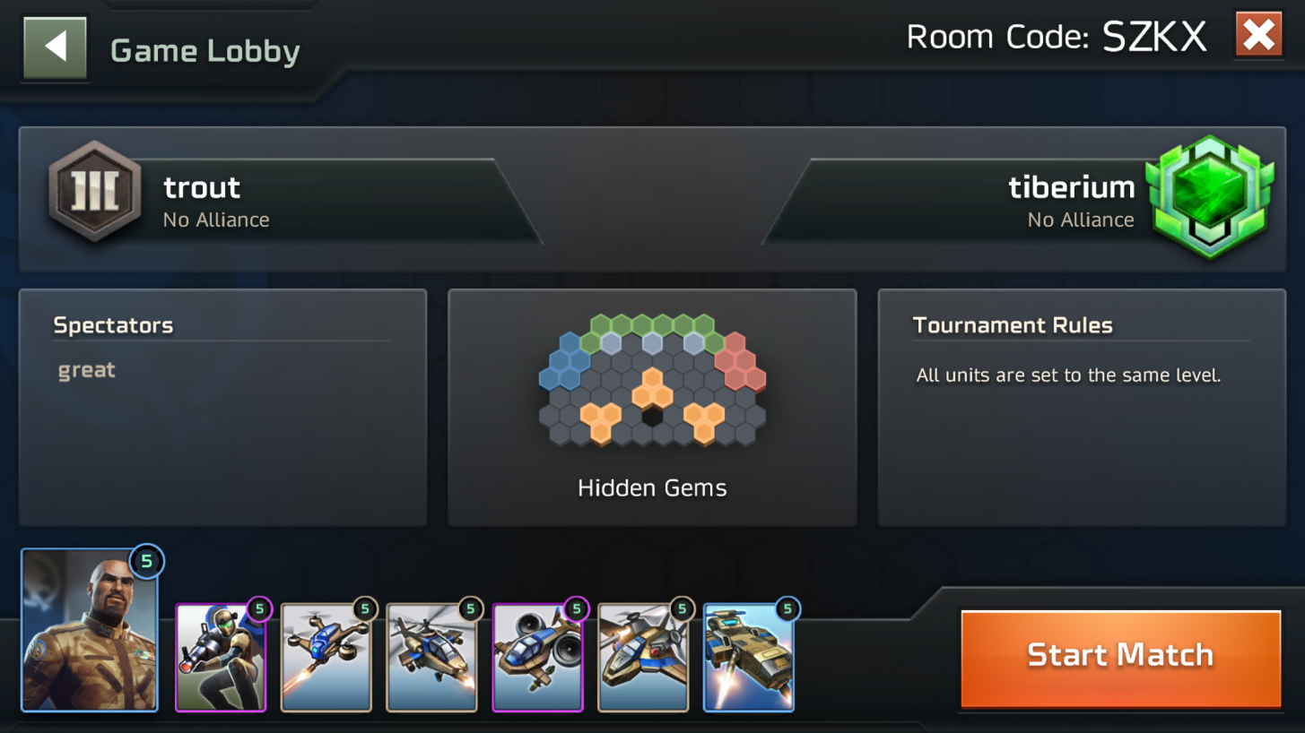 Custom Match UI