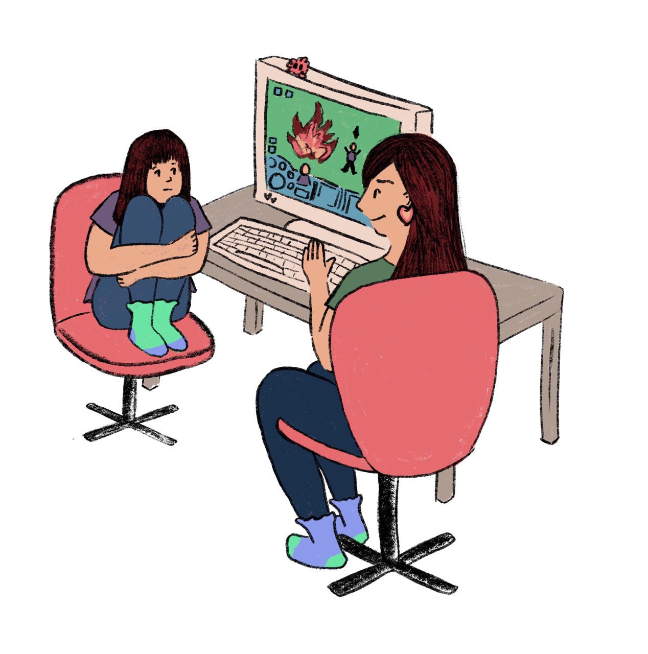 Me and my sister - from big sis zine