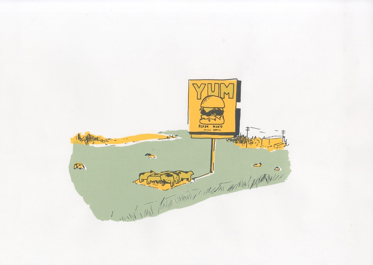 Unfortunate Cows - Screenprint