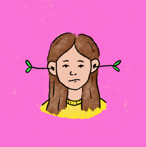 Organic ear plugs animation