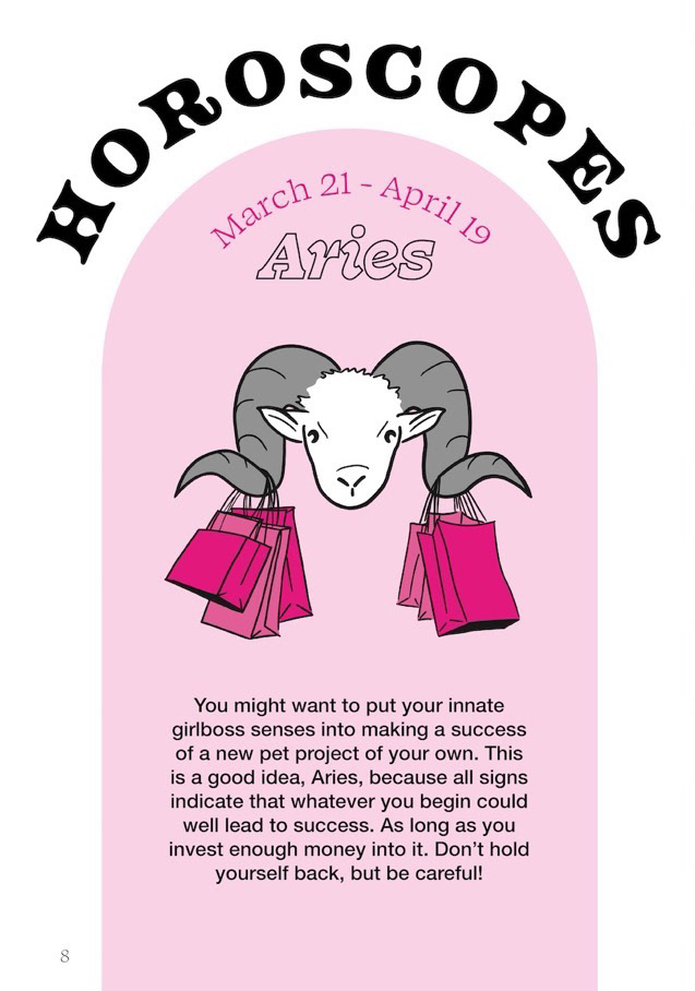 Horoscopes designs - for Girlboss weekly