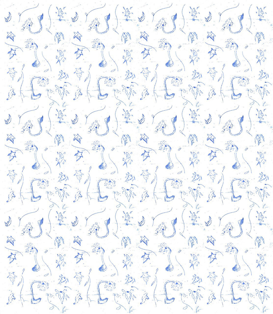 Plankton - Acid etching repeat pattern