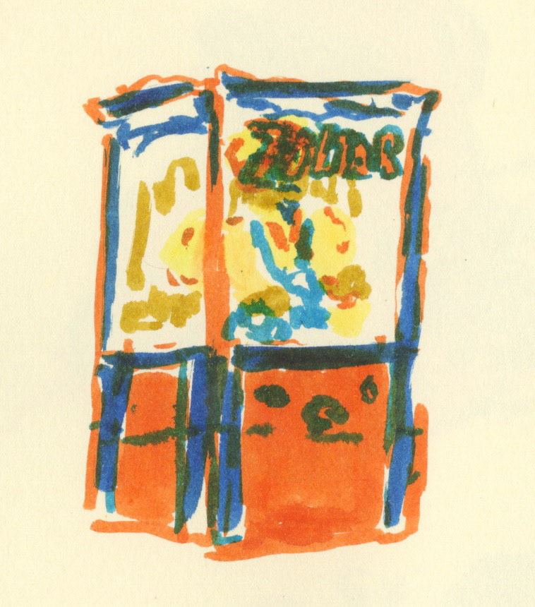 Fortune teller location drawing