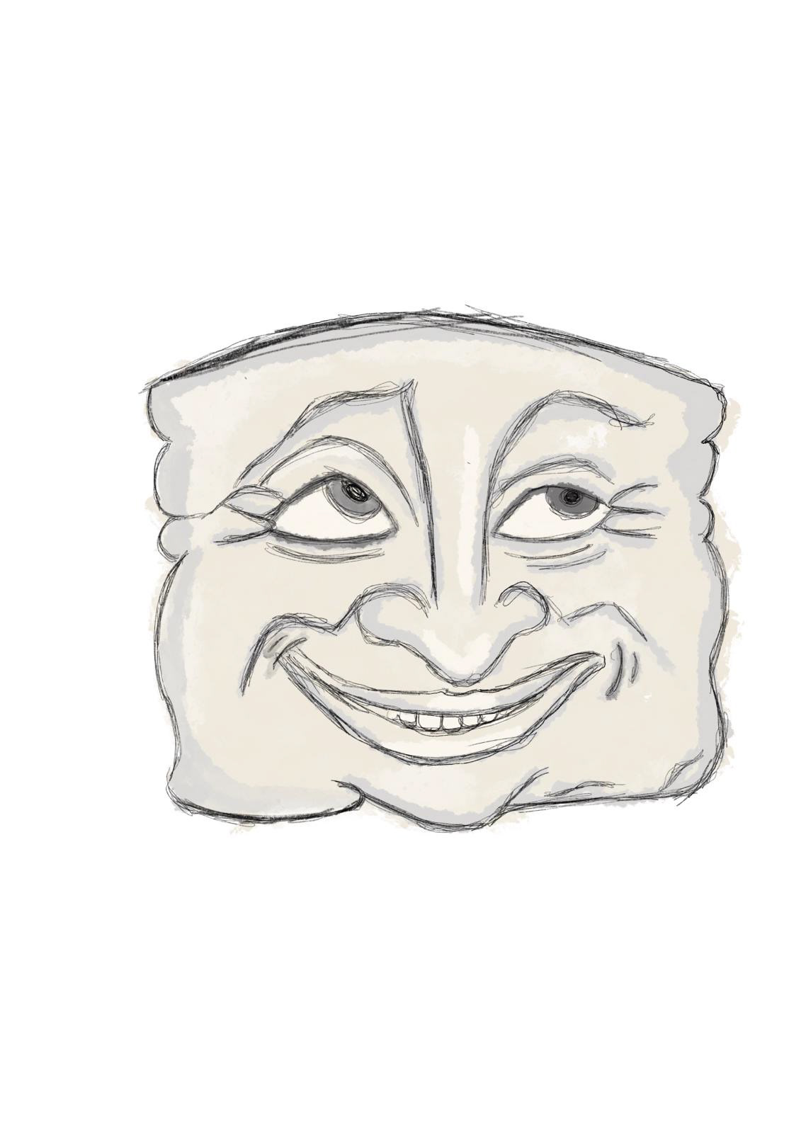 vrouw holle deur ornament